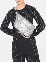 MZ Wallace Crosby Crossbody Sling Matte Silver