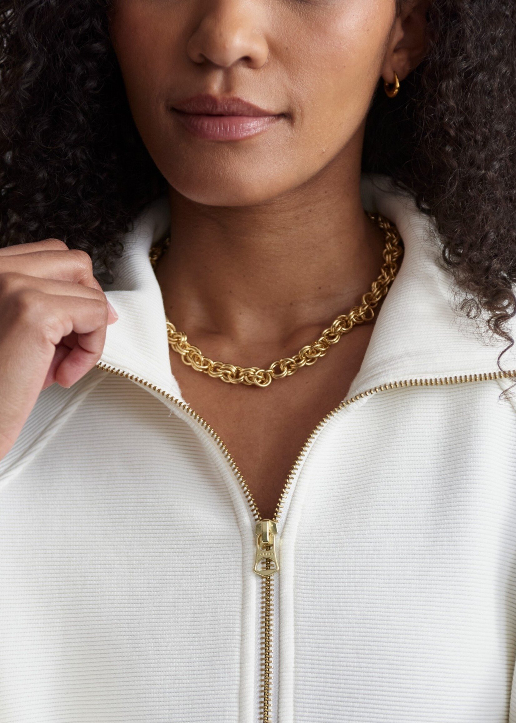 Varley Milano Half Sweat Ivory