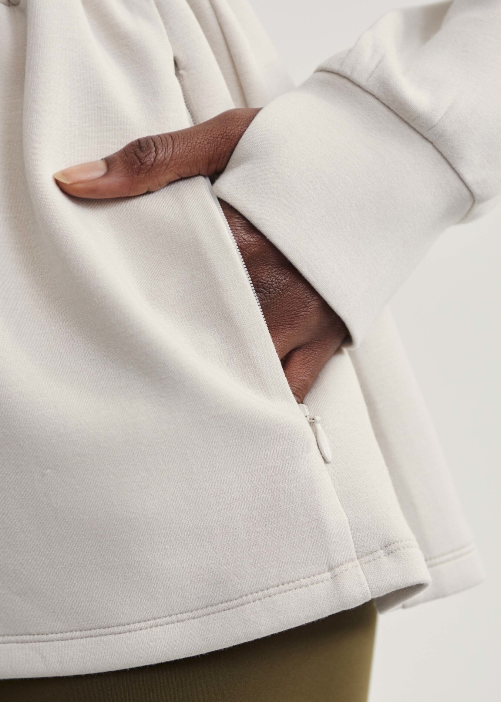 Varley Ailsa Zip Through Midlayer Rainy Day