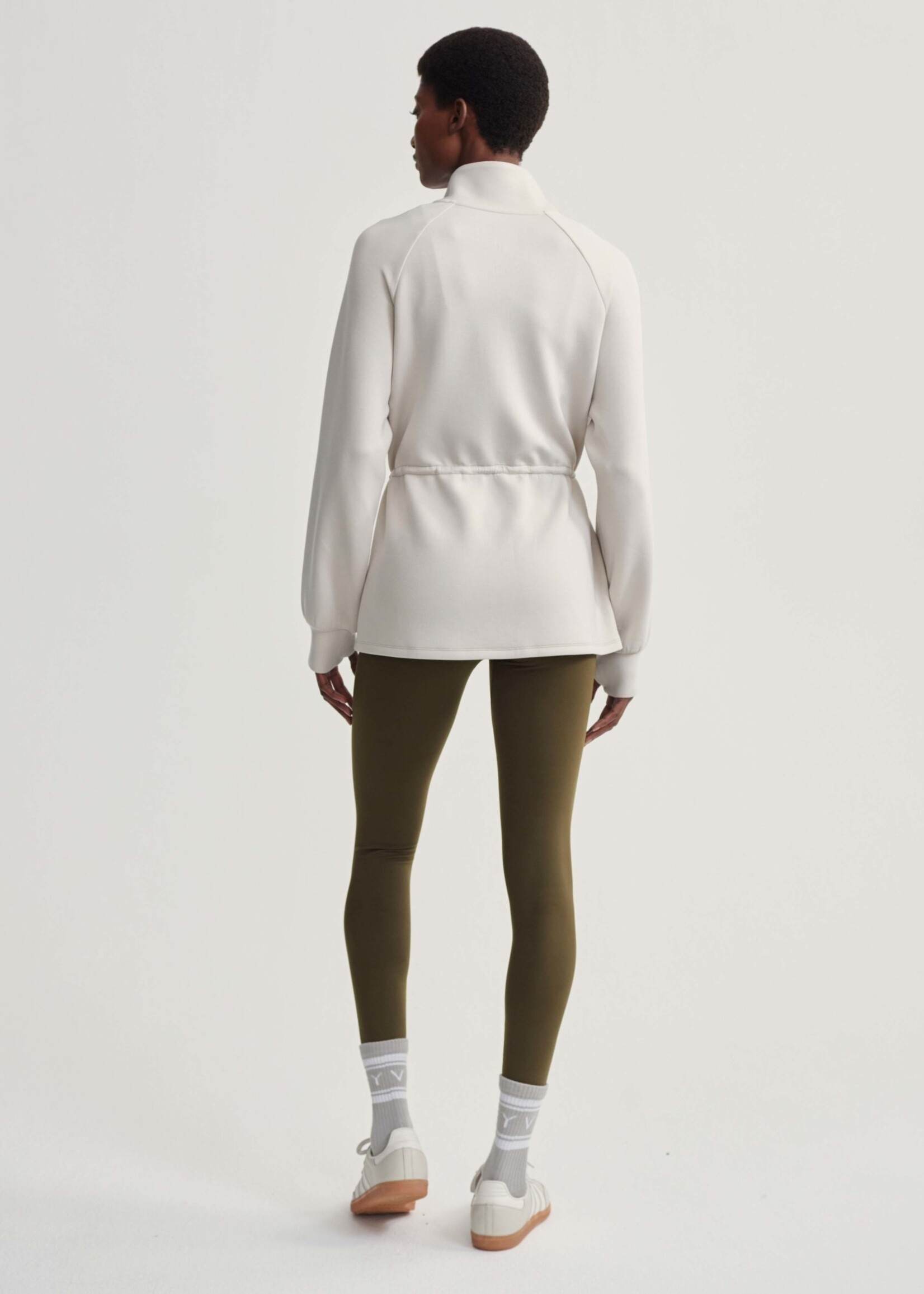 Varley Ailsa Zip Through Midlayer Rainy Day