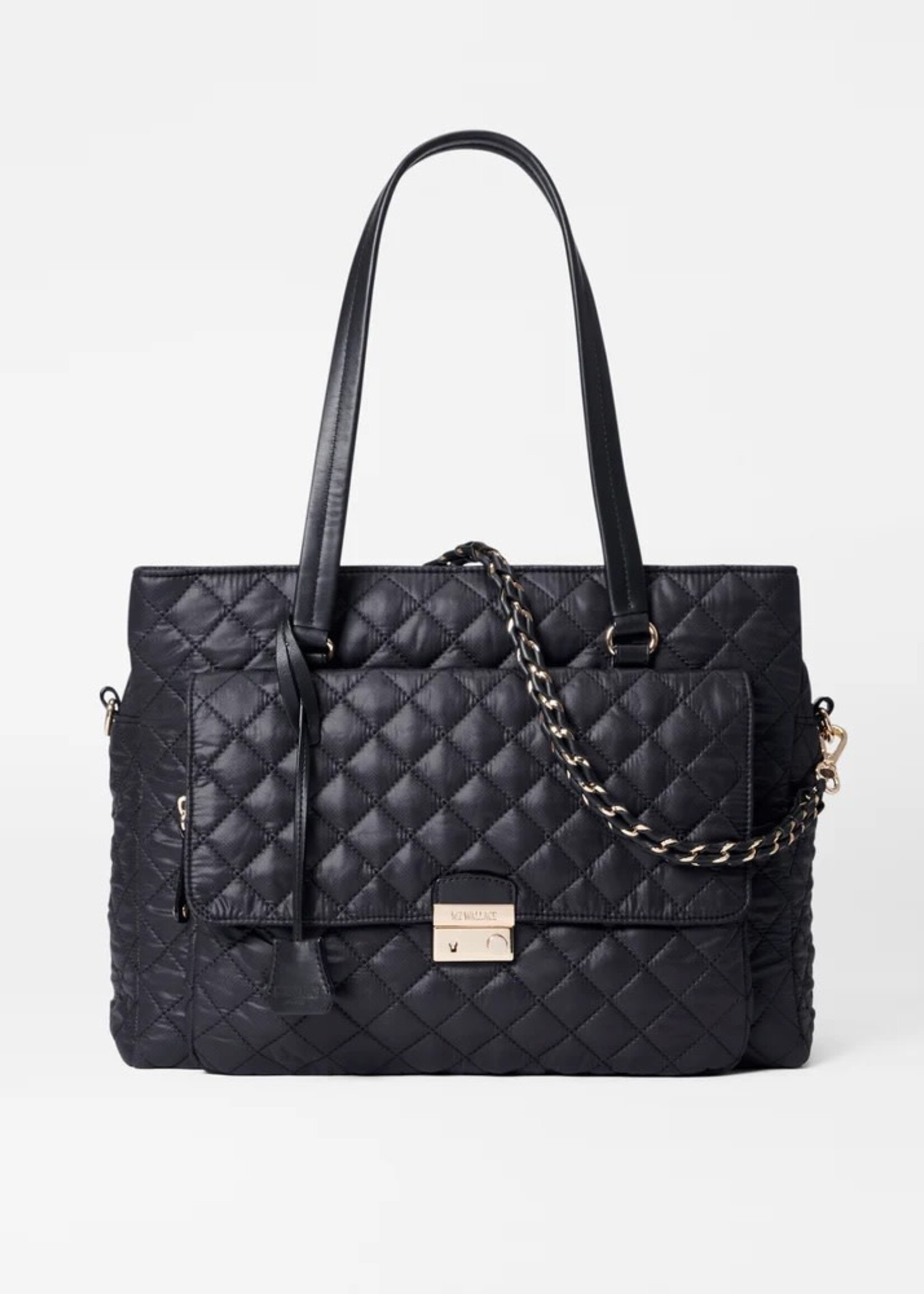 MZ Wallace Crosby Lock Tote Black