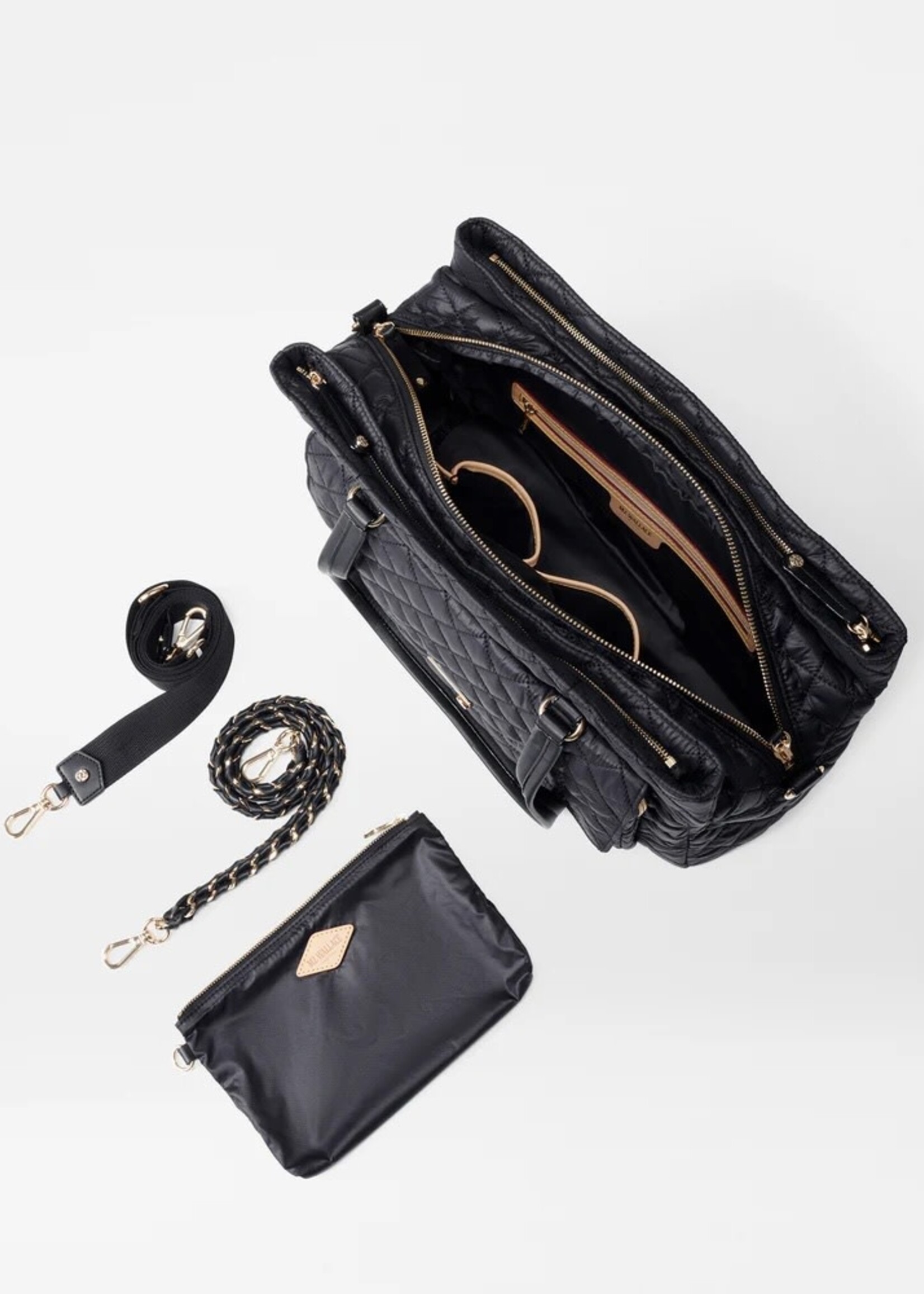 MZ Wallace Crosby Lock Tote Black