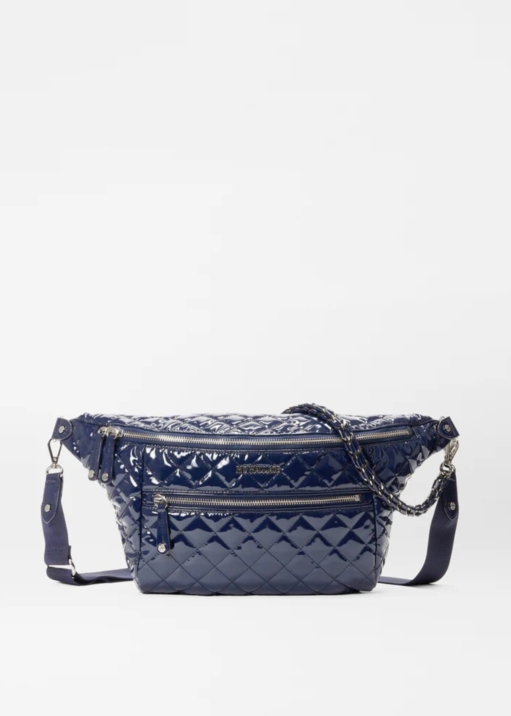 MZ Wallace Crosby Crossbody Sling Navy Lacquer