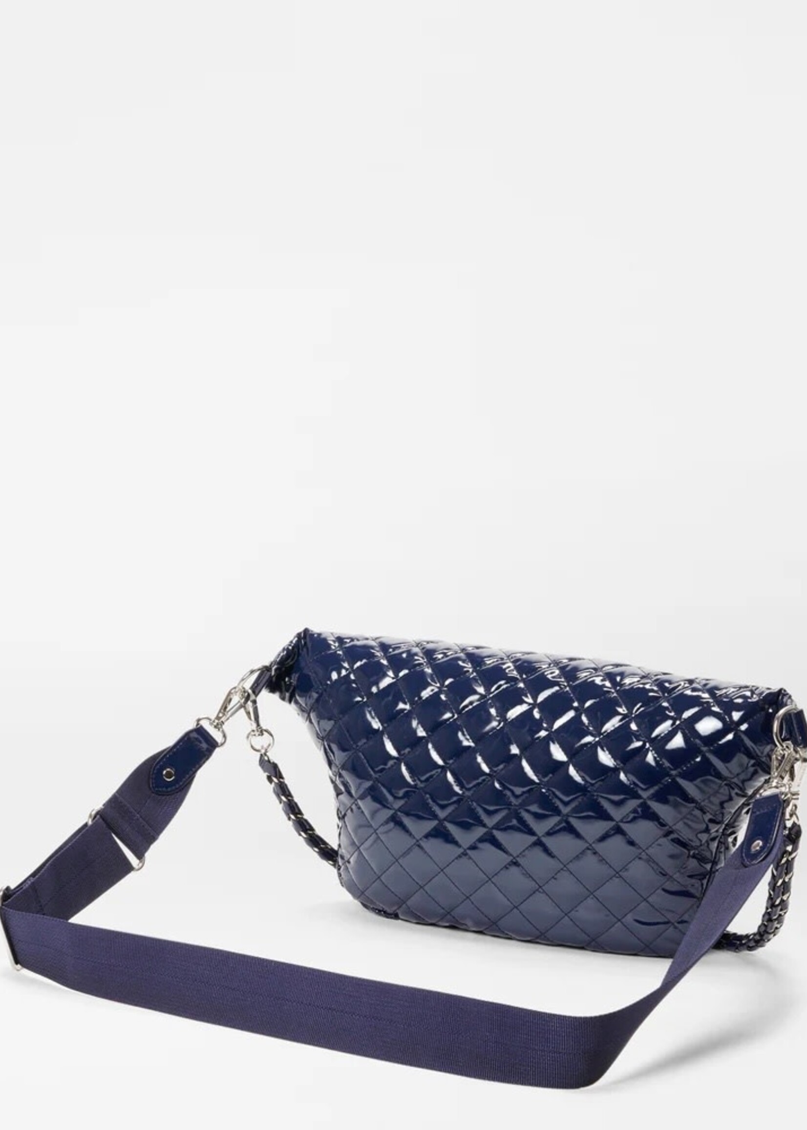 MZ Wallace Crosby Crossbody Sling Navy Lacquer