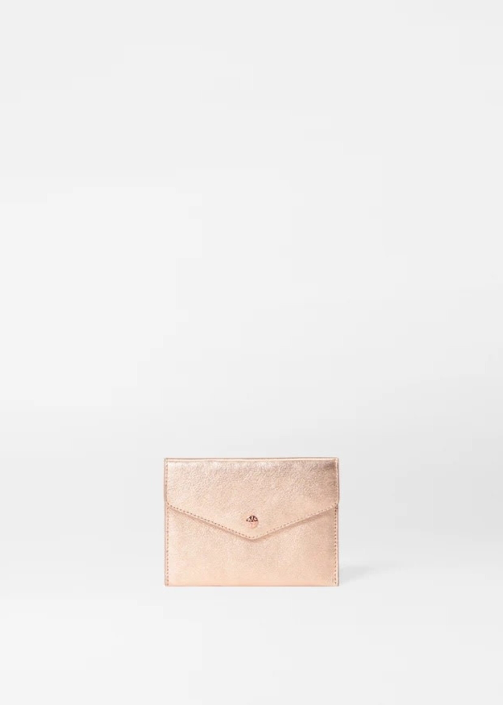 MZ Wallace Greta Rose Gold Metallic Leather