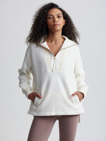 Varley Wallace Half Zip Fleece Egret