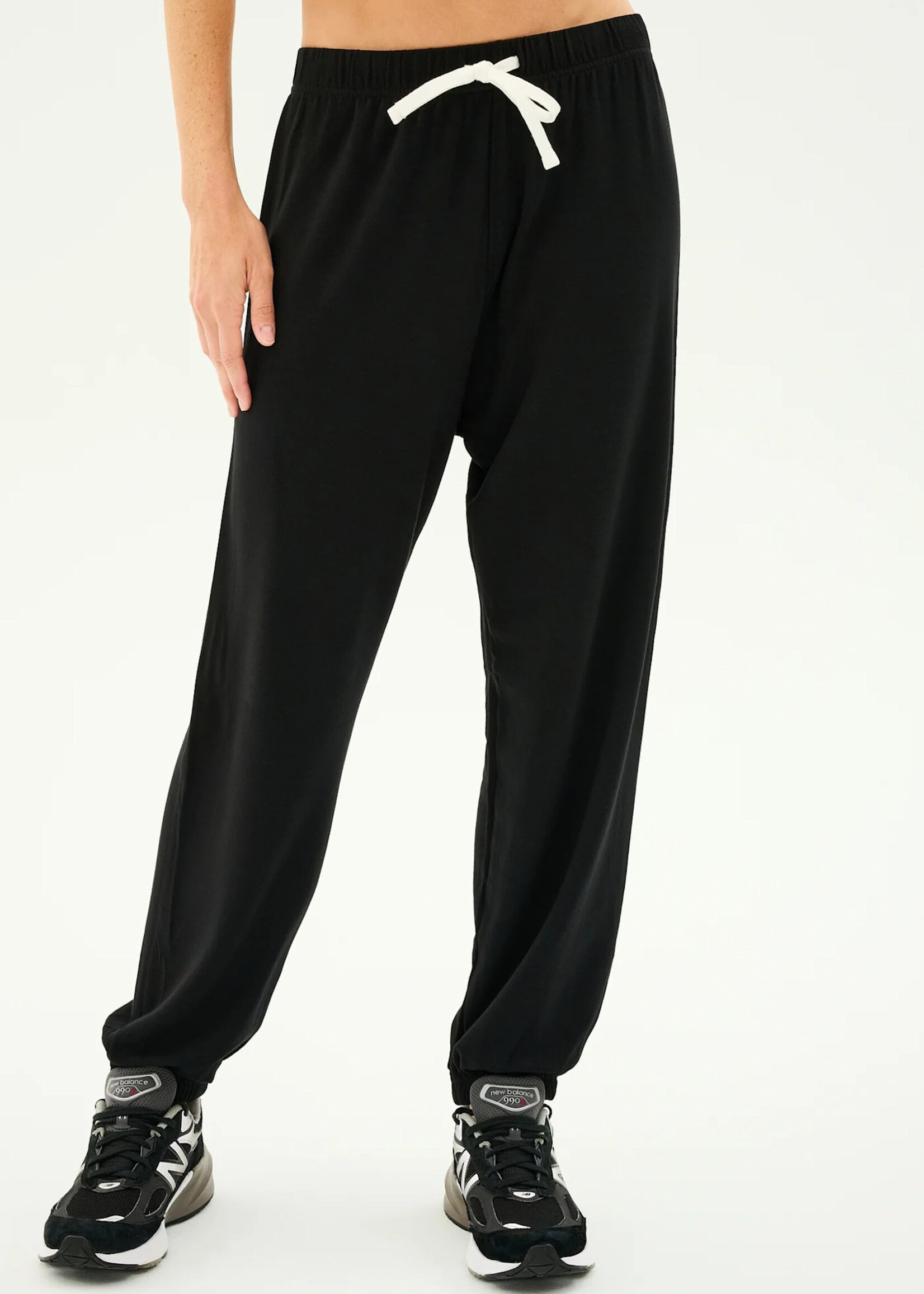 Splits59 Andie Oversized Fleece Sweatpant Black