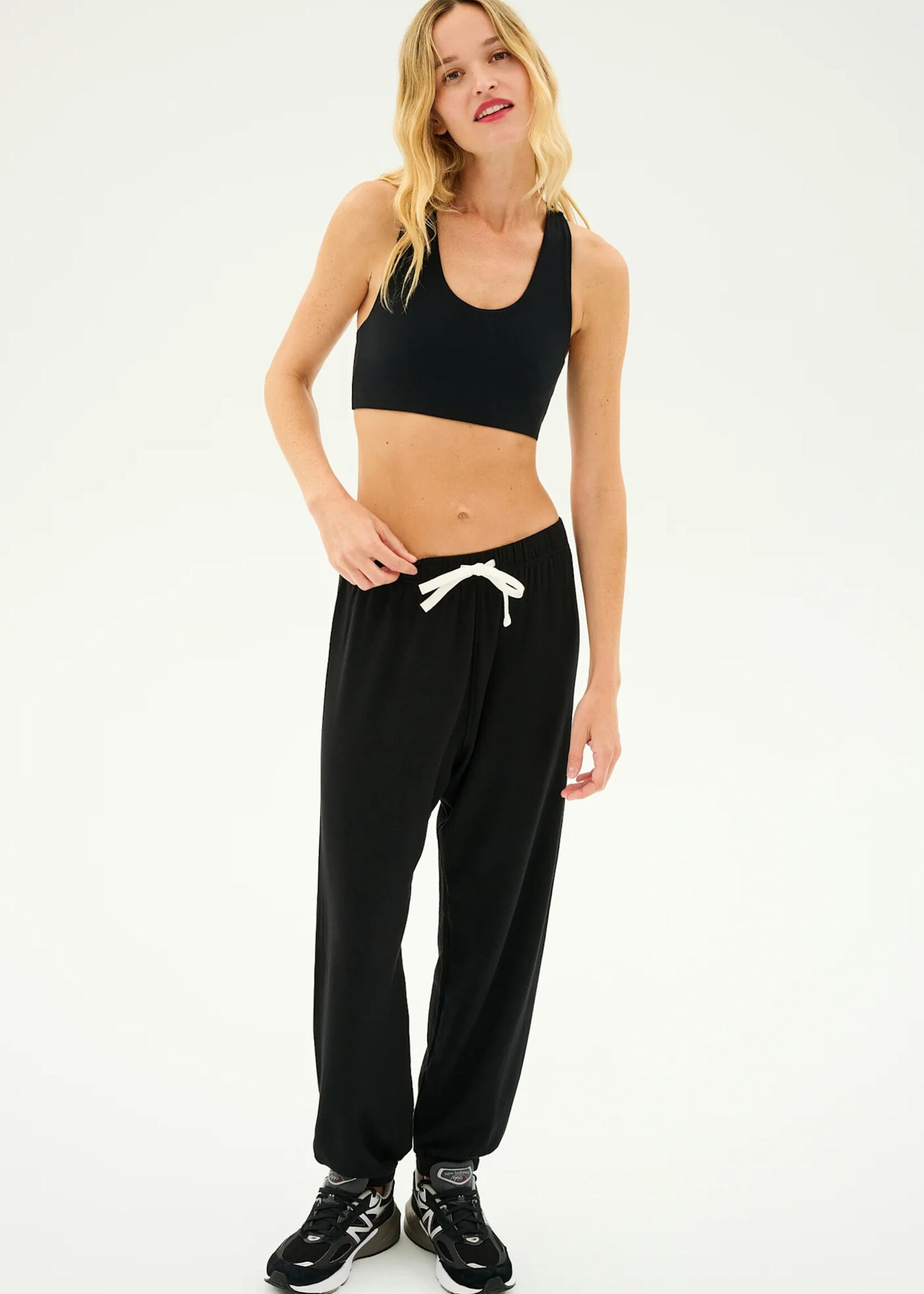 Splits59 Andie Oversized Fleece Sweatpant Black