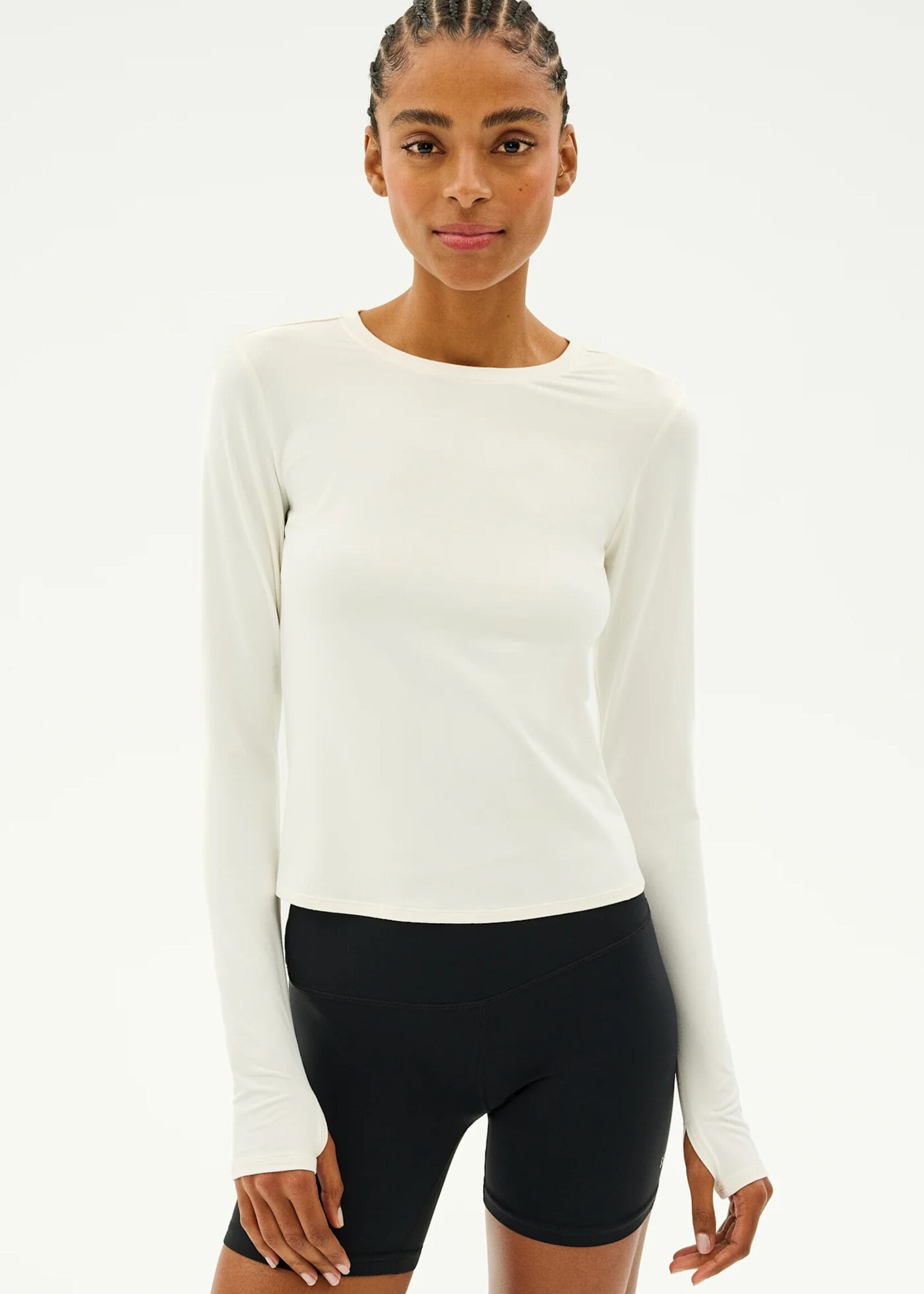 Splits59 Airweight Lite LS Waist Length White