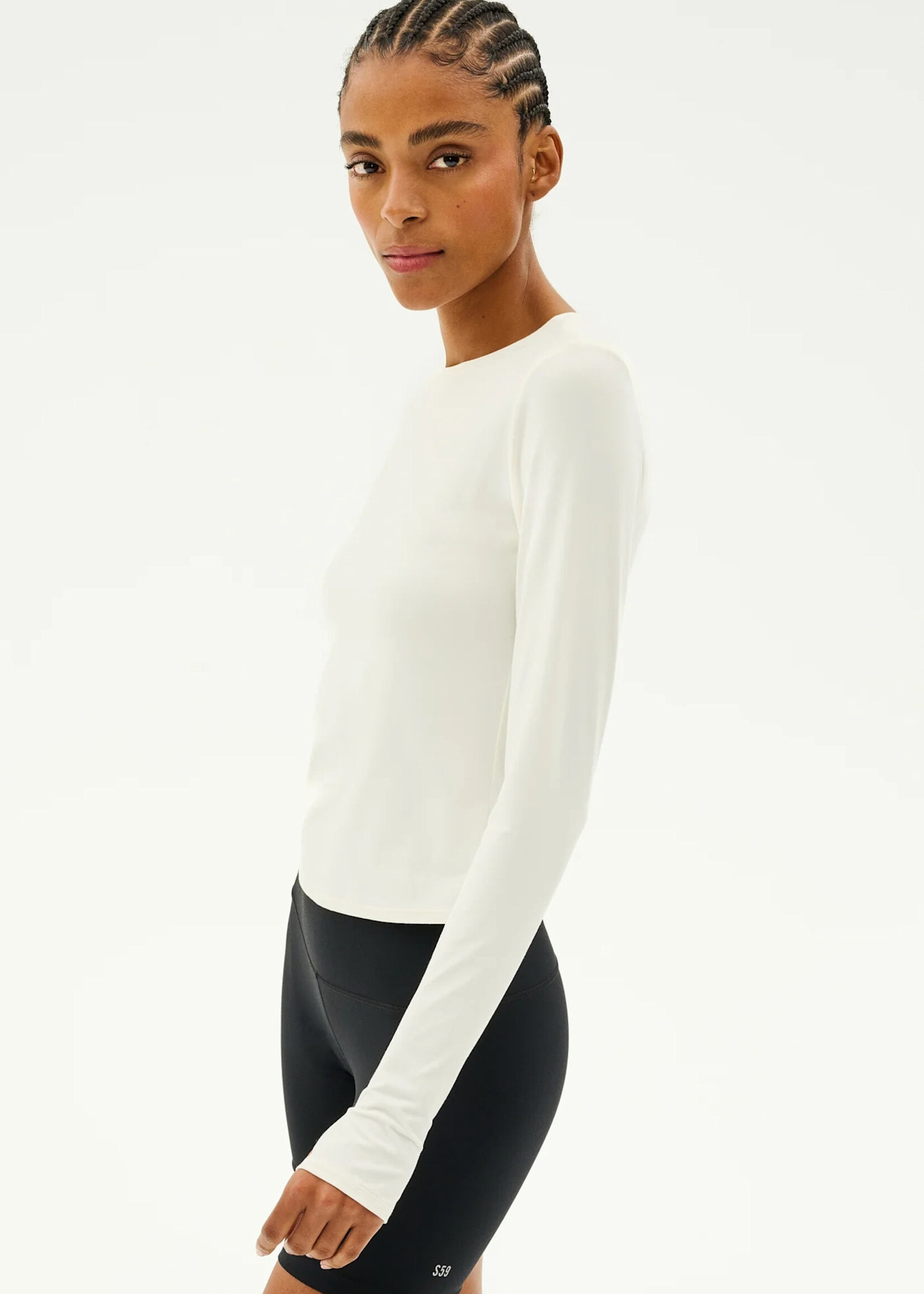 Splits59 Airweight Lite LS Waist Length White