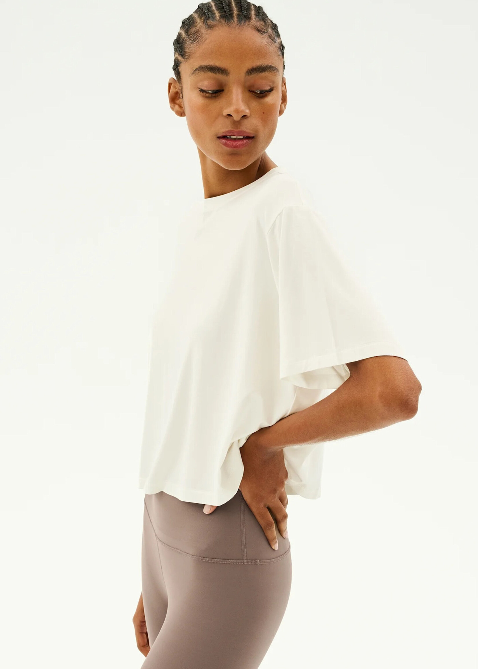 Splits59 Djuna Oversized Jersey Tee White