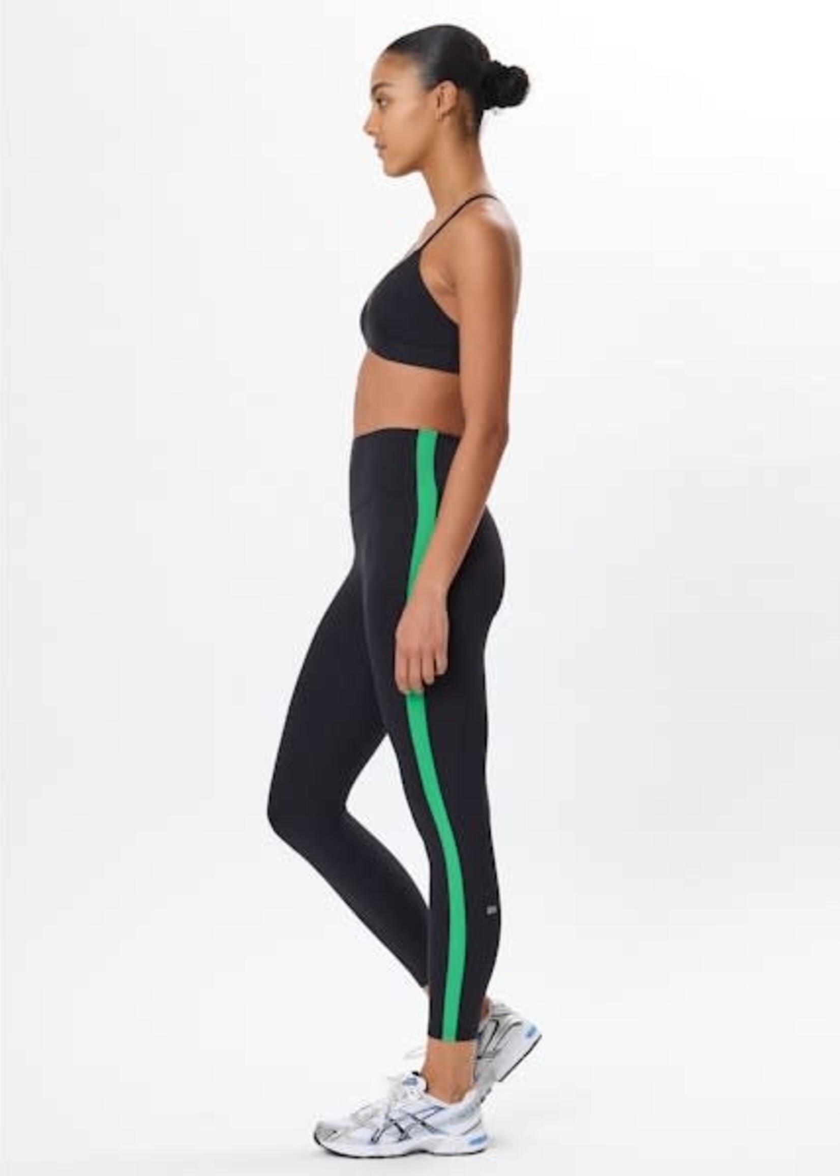 Splits59 Clare High Waist Rigor 7/8 Black/Grass