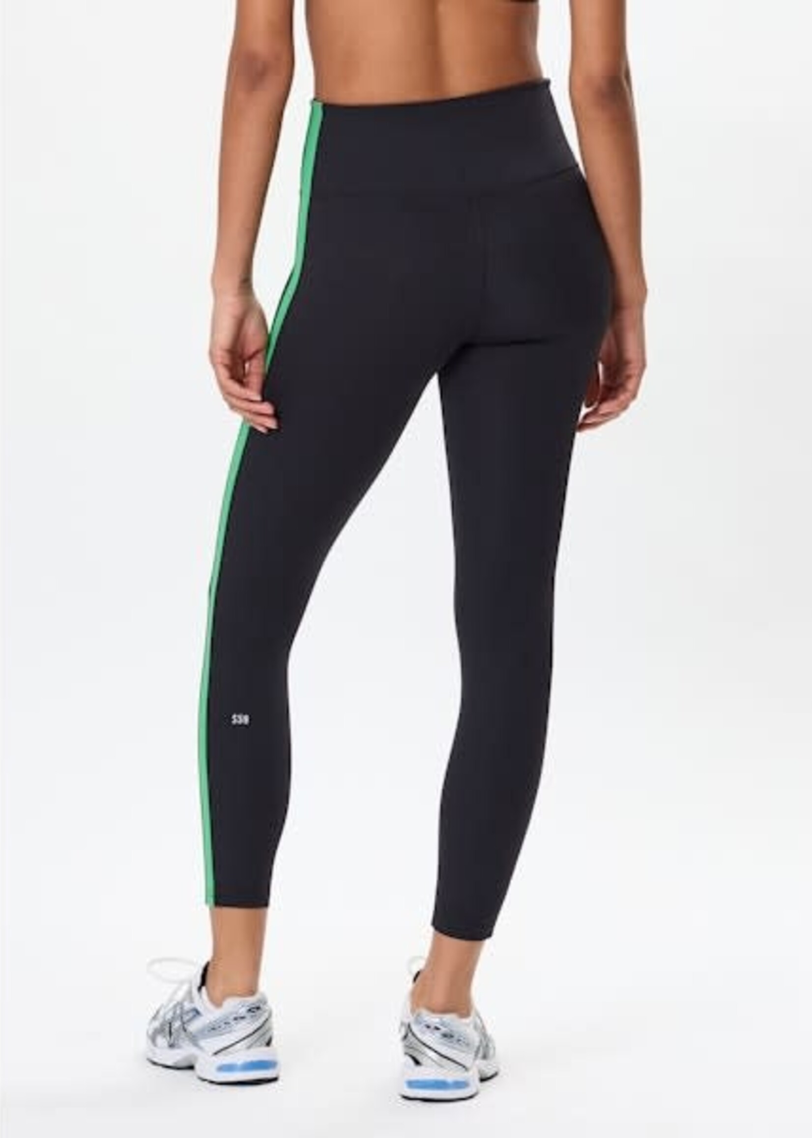 Splits59 Clare High Waist Rigor 7/8 Black/Grass