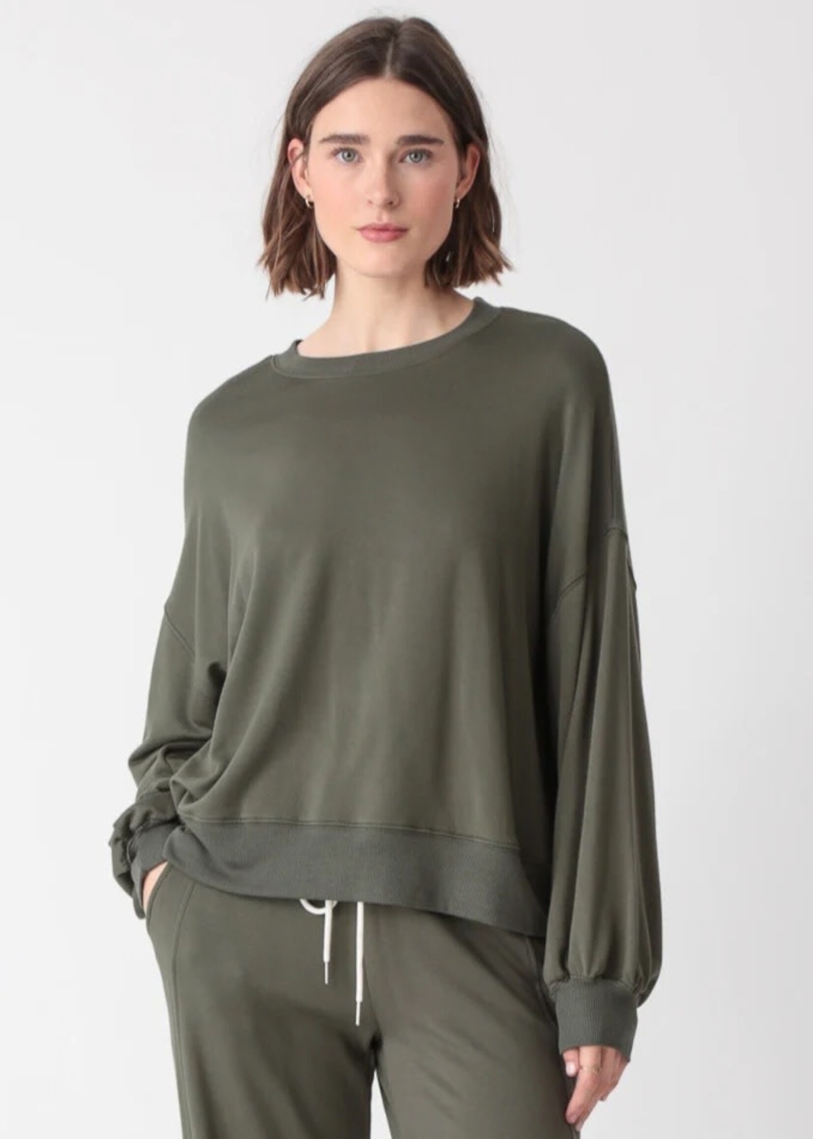 Electric & Rose Balloon Sweatshirt Hunter