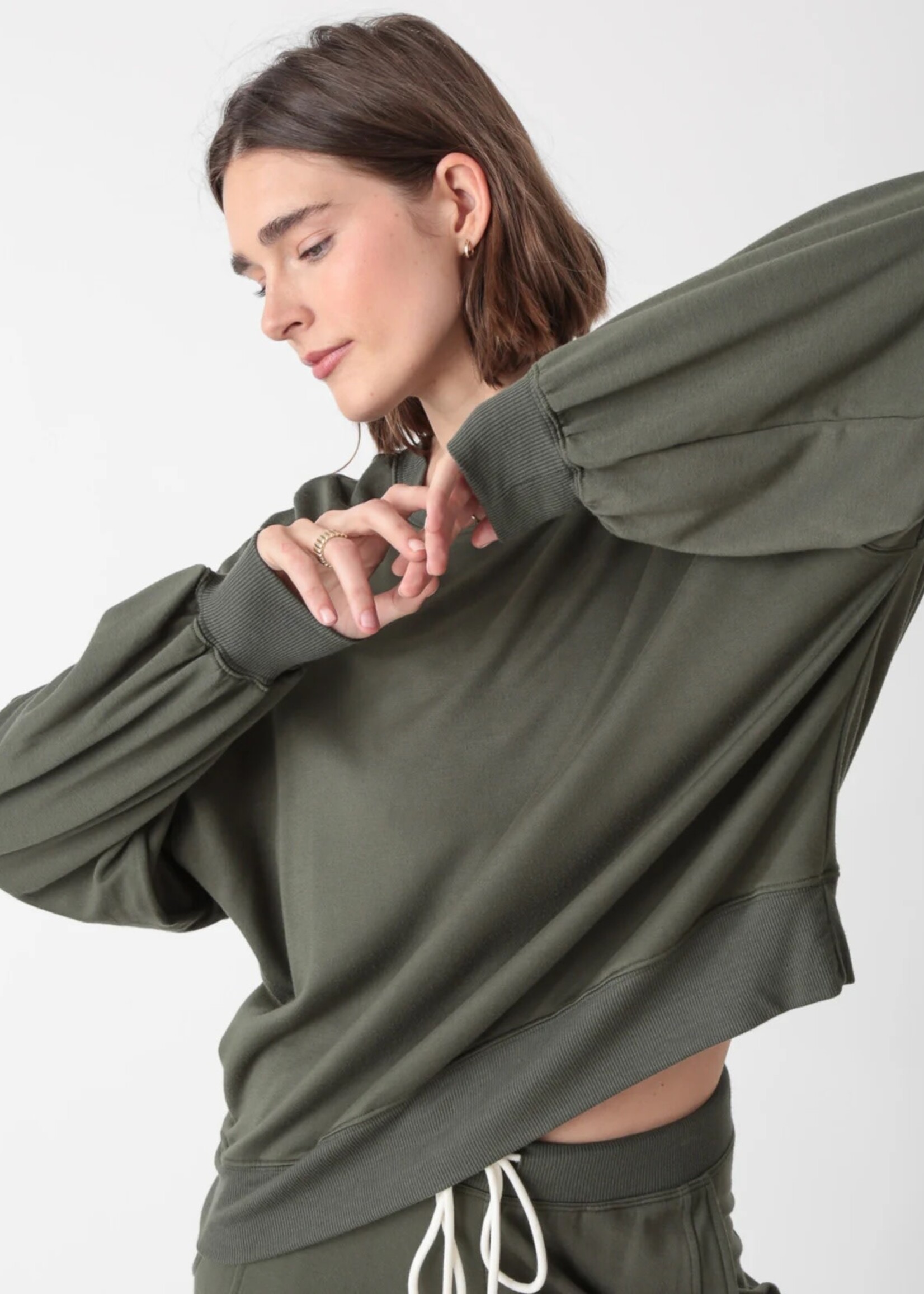 Electric & Rose Balloon Sweatshirt Hunter
