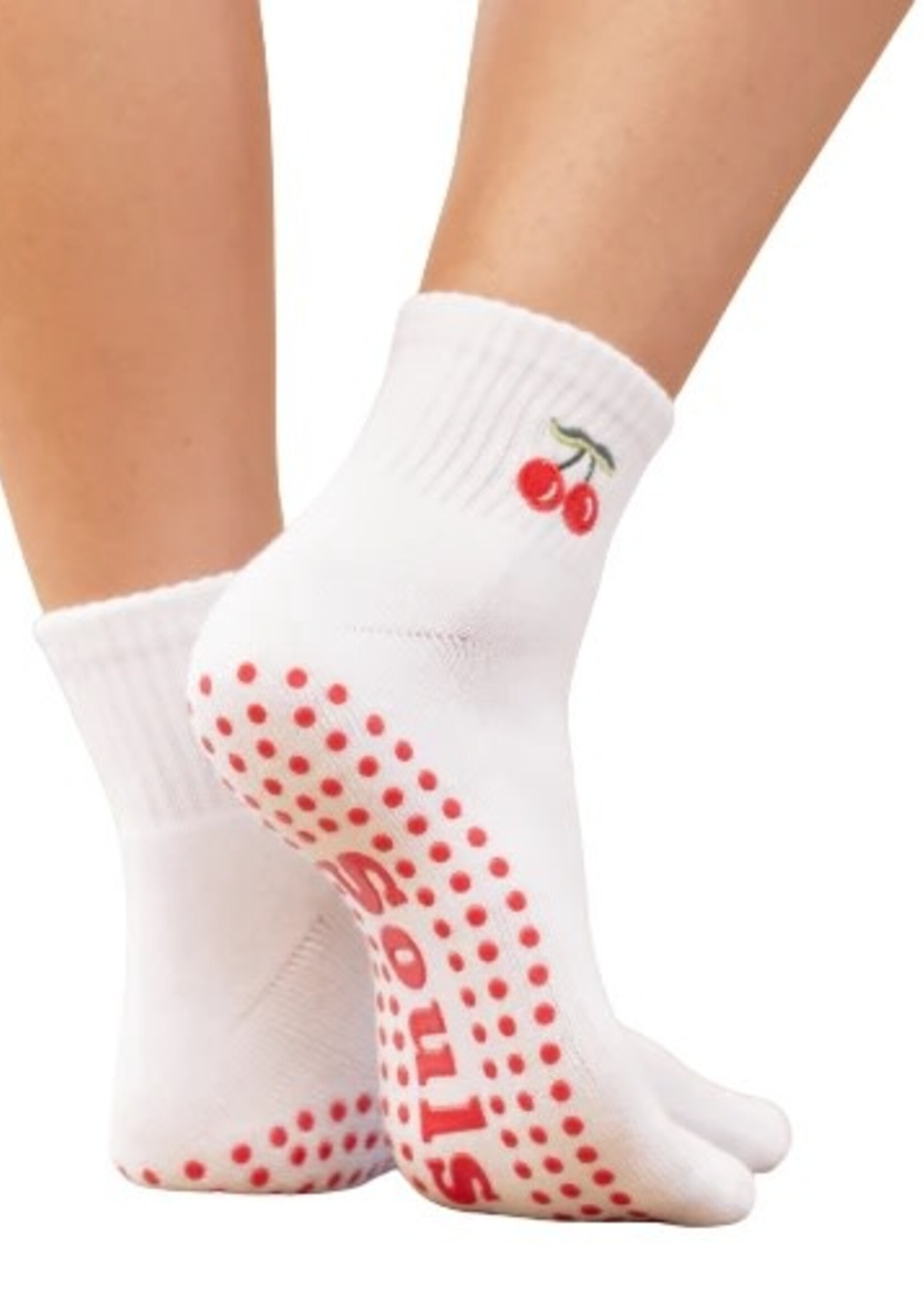 Souls. Very Cherry Grippy Sock