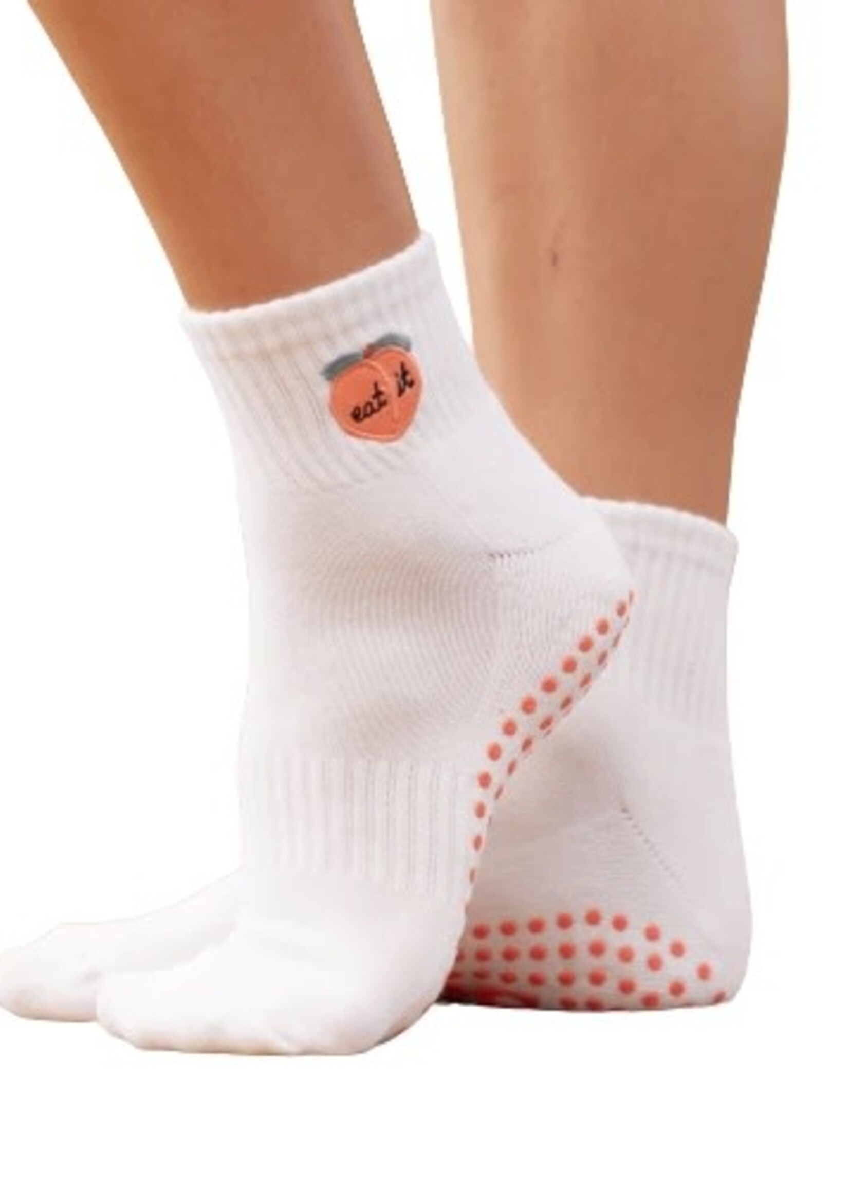 Souls. Peachy Grippy Sock