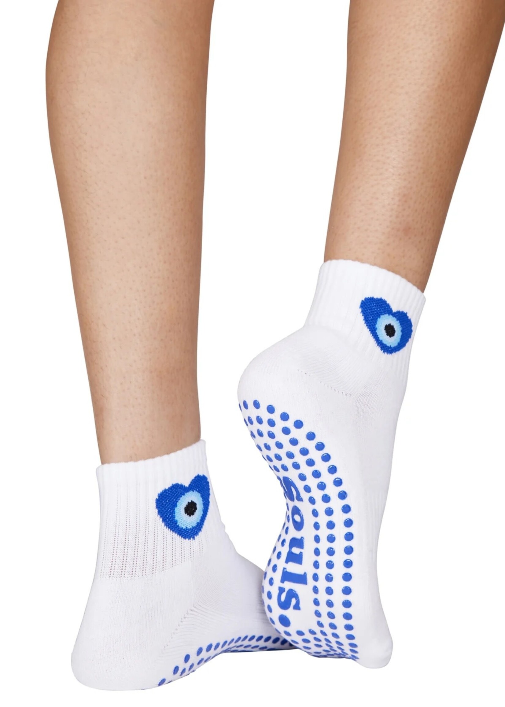 Souls. Evil Eye Grippy Sock