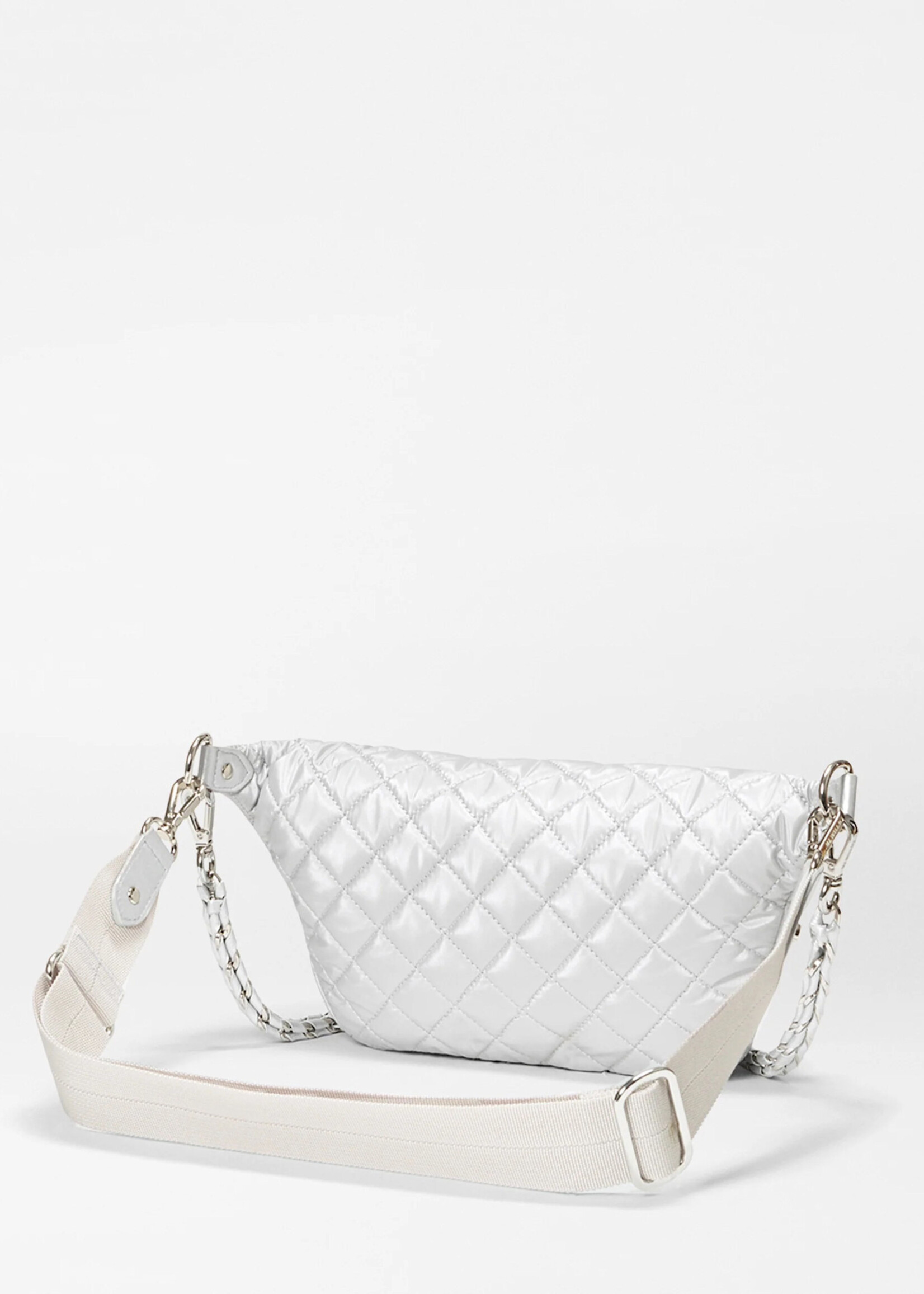 MZ Wallace Small Crosby Sling Oyster Metallic