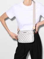MZ Wallace Small Metro Camera Bag Oyster Metallic