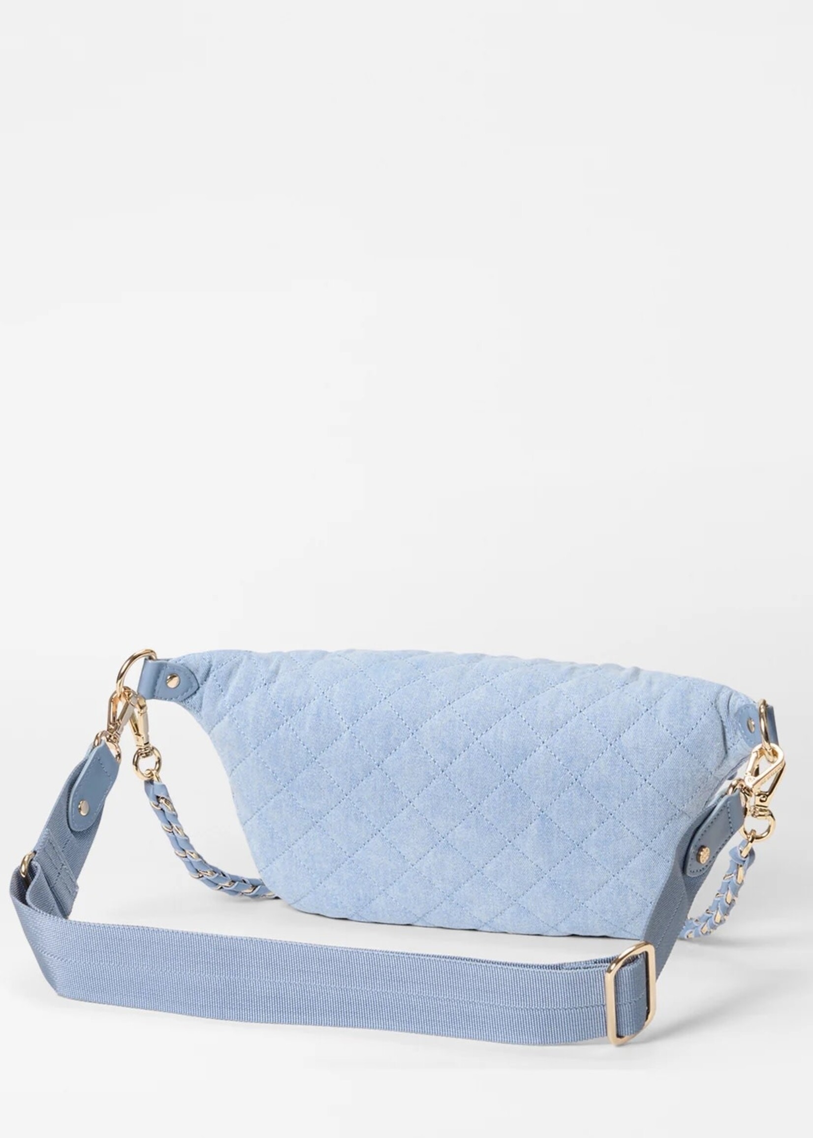 MZ Wallace Small Crossbody Sling True Light Denim