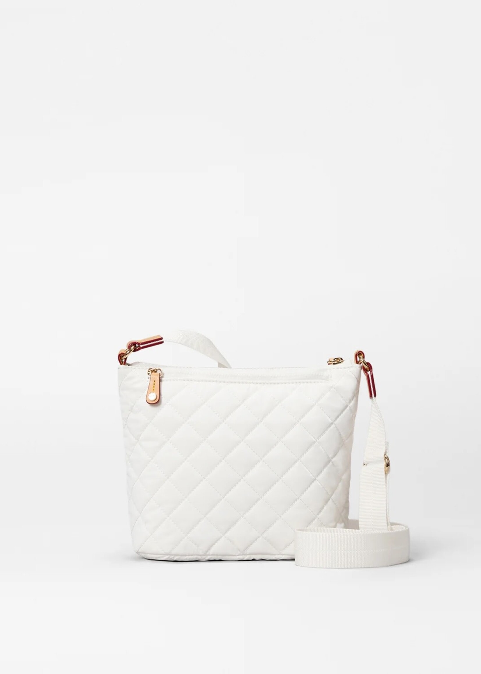 MZ Wallace Metro Scout Crossbody Deluxe Chalk Liquid