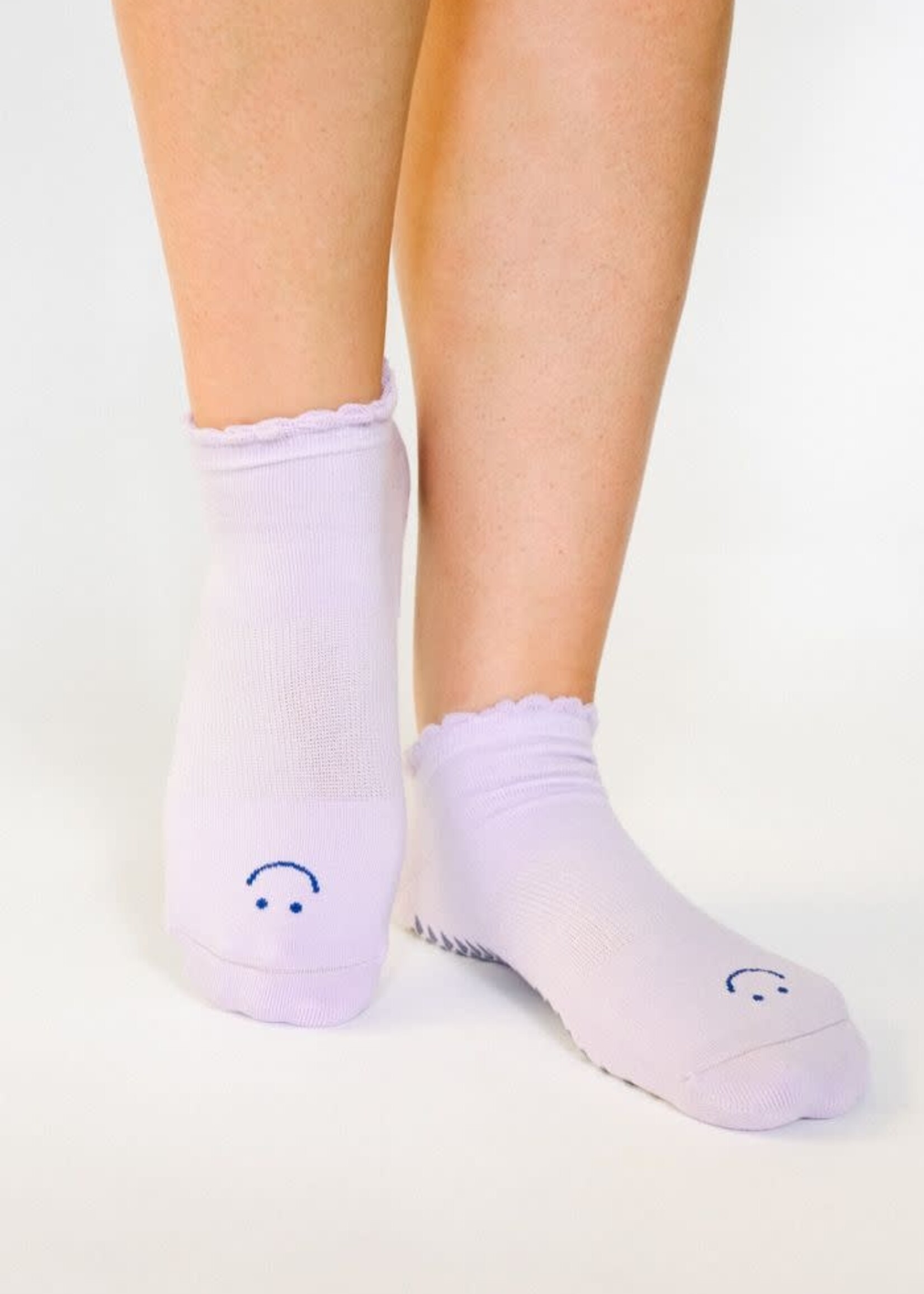 Pointe Studio Happy Grip Sock Lavender