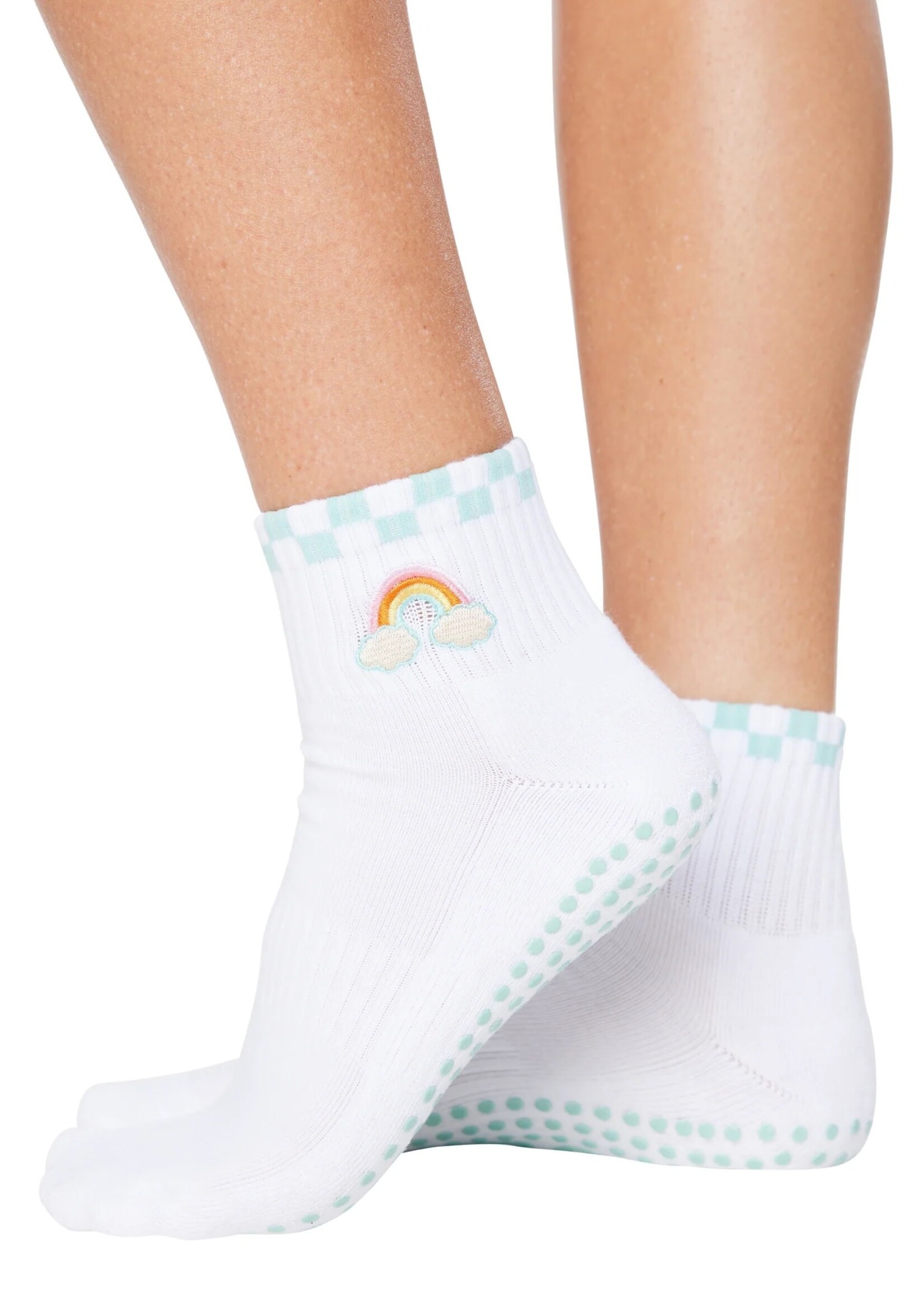 Souls. Rainbow Grippy Sock