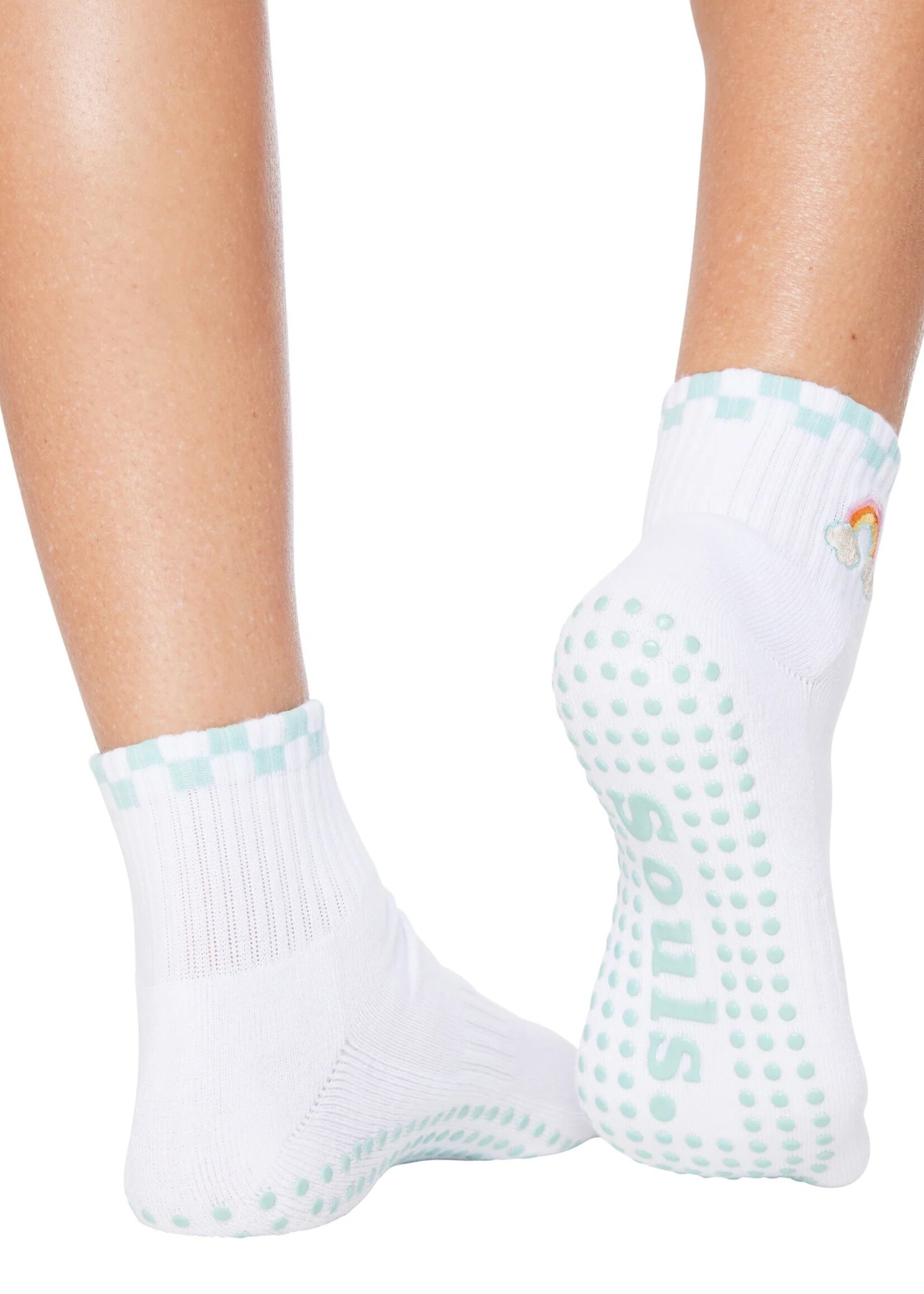 Souls. Rainbow Grippy Sock