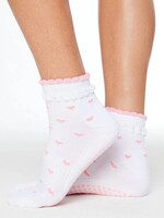 Souls. Ruffle Hearts Grippy Sock