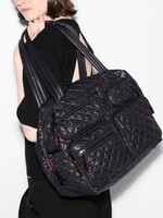 MZ Wallace Large Sutton Travel Deluxe Black