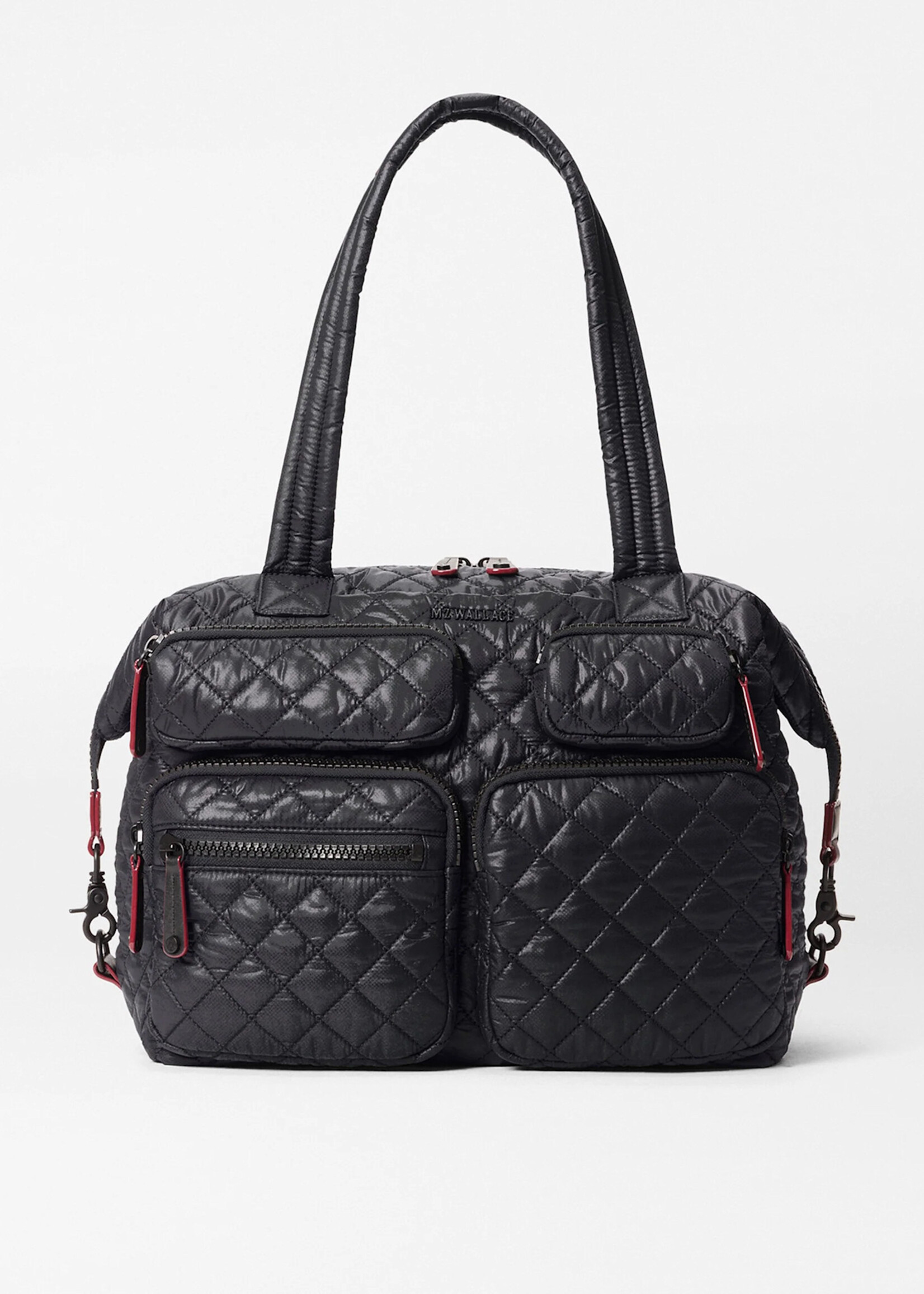 MZ Wallace Large Sutton Travel Deluxe Black