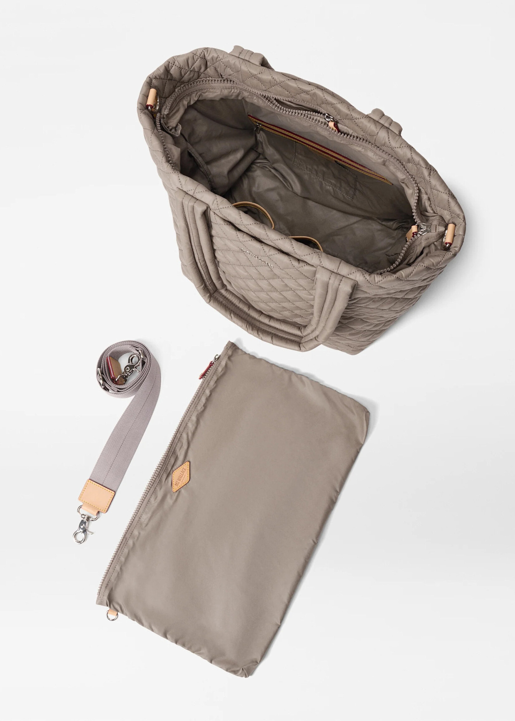 MZ Wallace Medium Metro Tote Deluxe Morning Dove