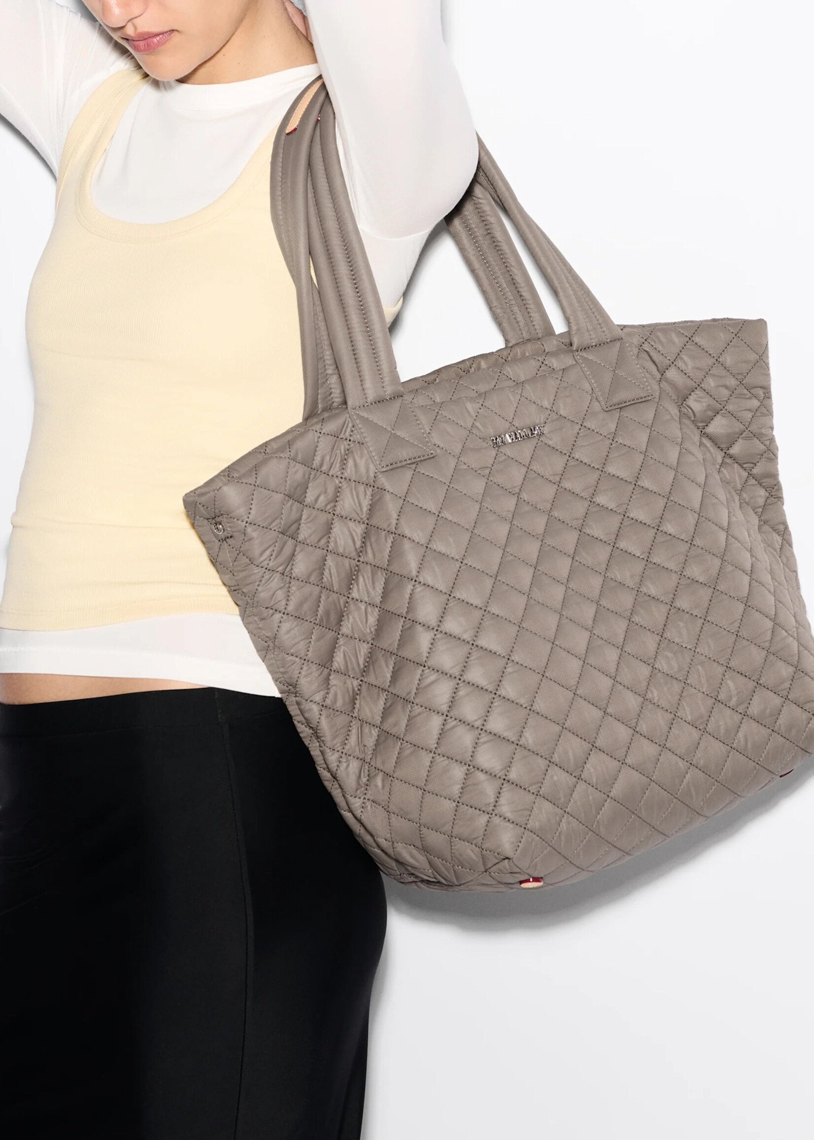 MZ Wallace Medium Metro Tote Deluxe Morning Dove