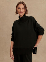 Varley Barker High Neck Sweat Black