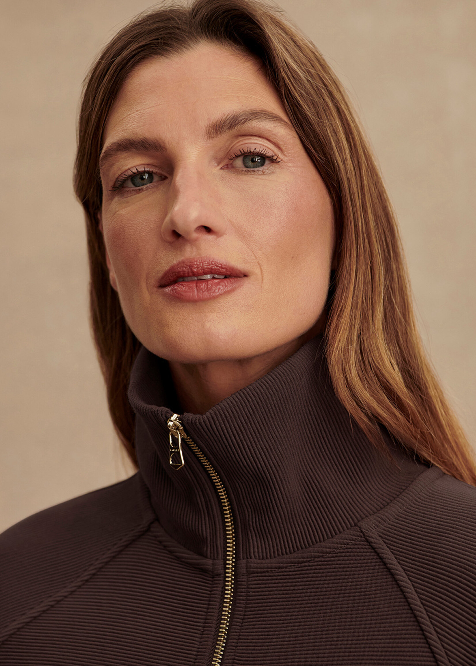 Varley Milano Half Sweat Coffee Bean