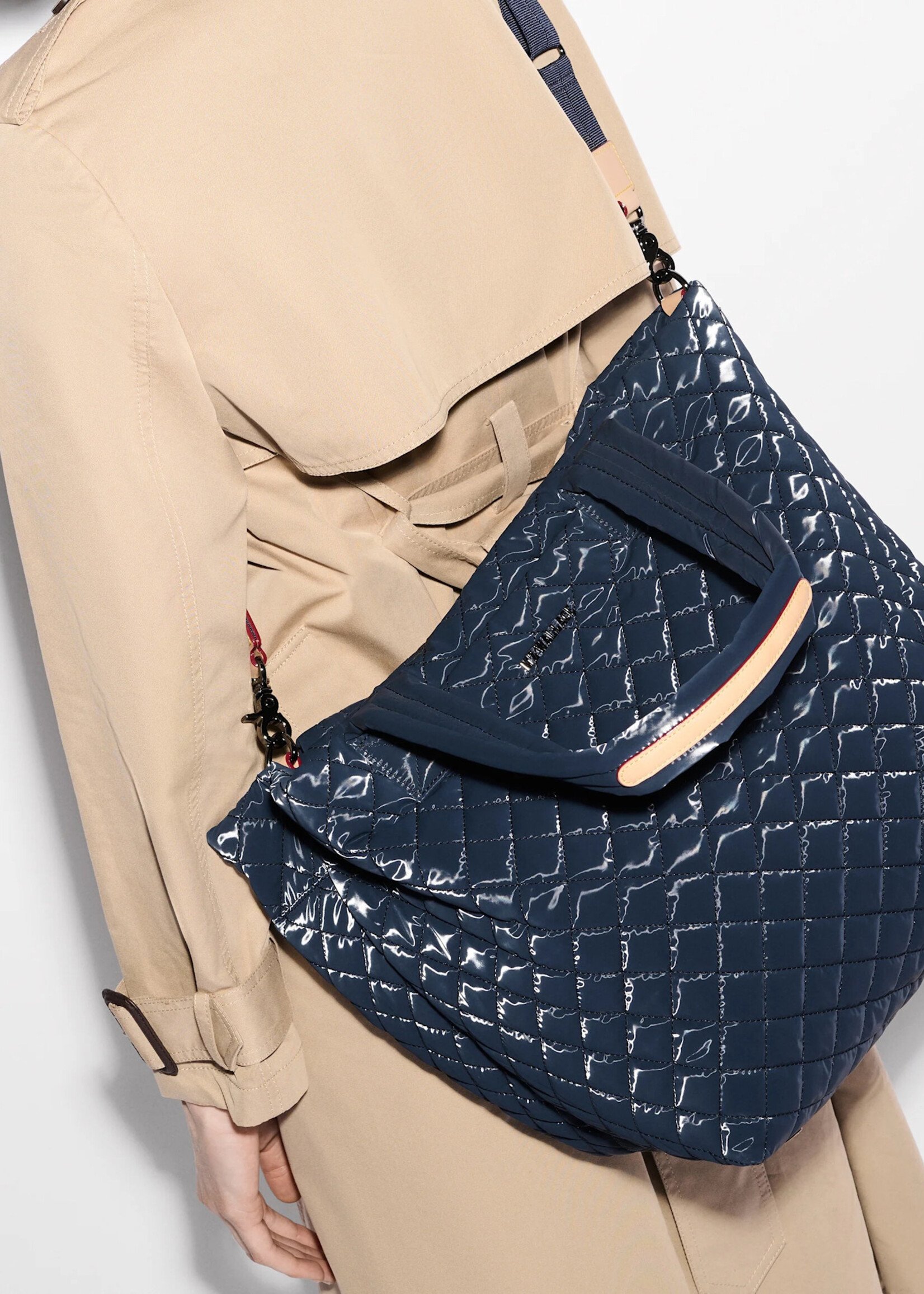 MZ Wallace Medium Metro Tote Deluxe Ink Liquid