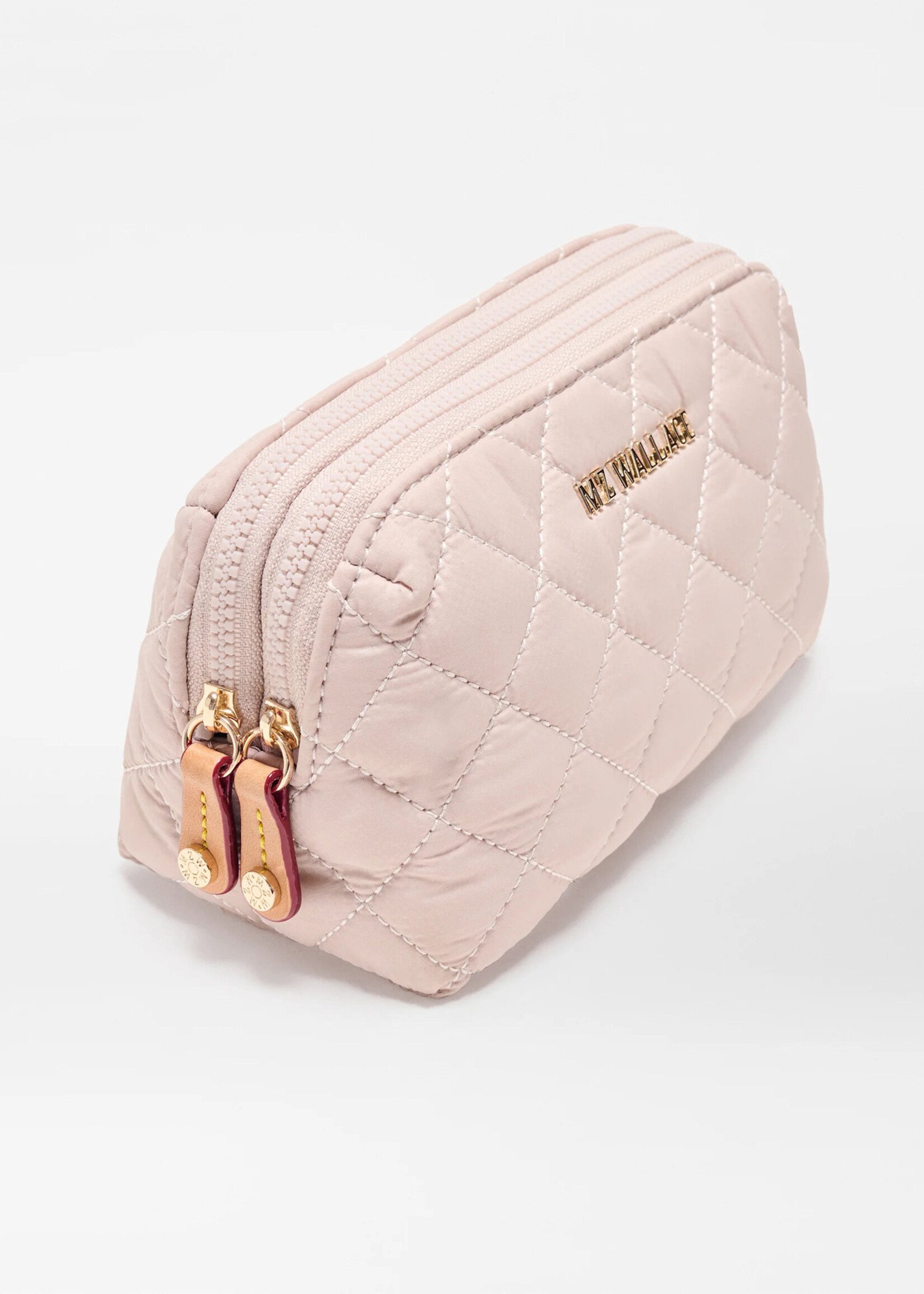 MZ Wallace Small Double Zip Cosmetic City Pink