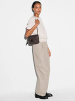 MZ Wallace Small Crosby Lock Crossbody Espresso