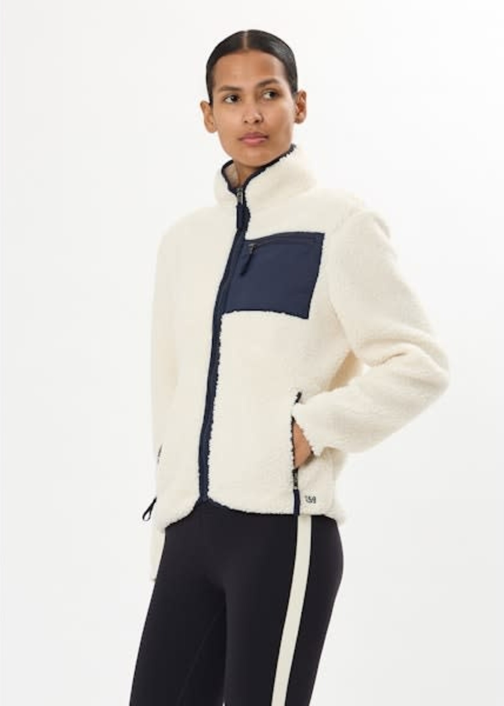 Splits59 Harris Sherpa Jacket Creme/Indigo