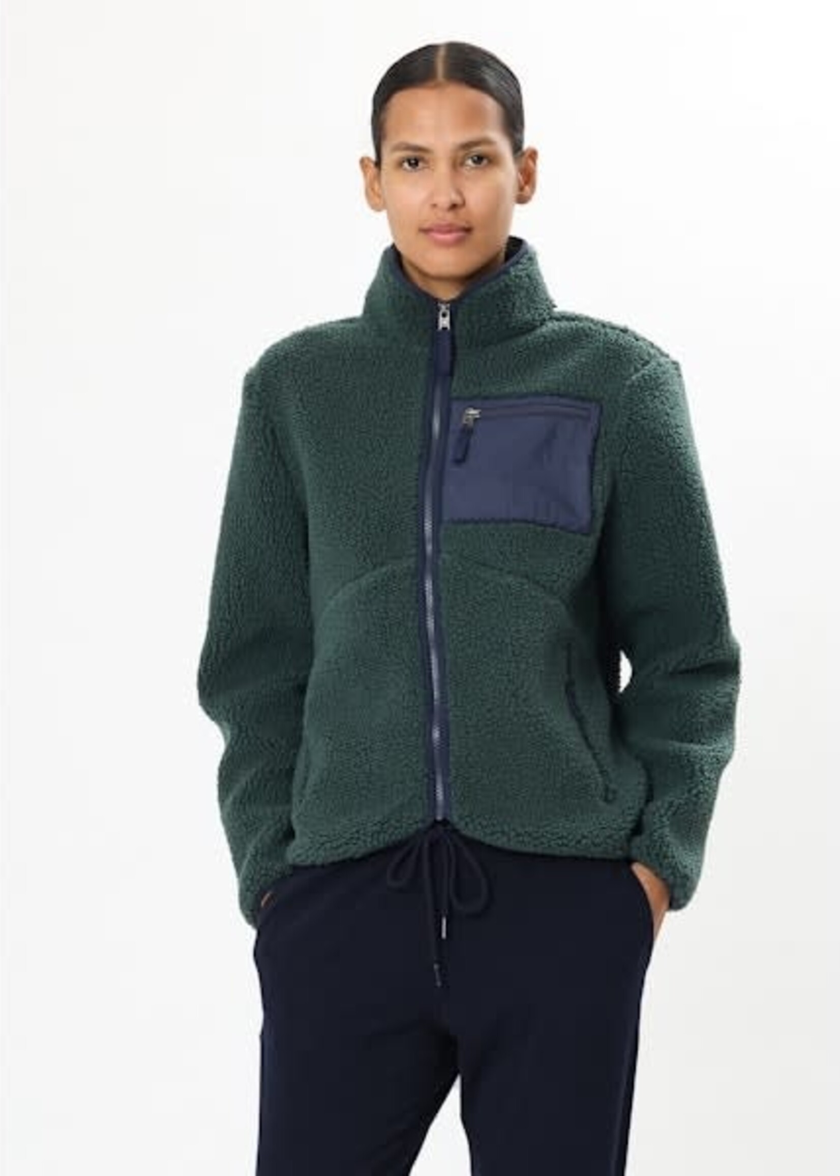 Splits59 Harris Sherpa Jacket Dark Cherry