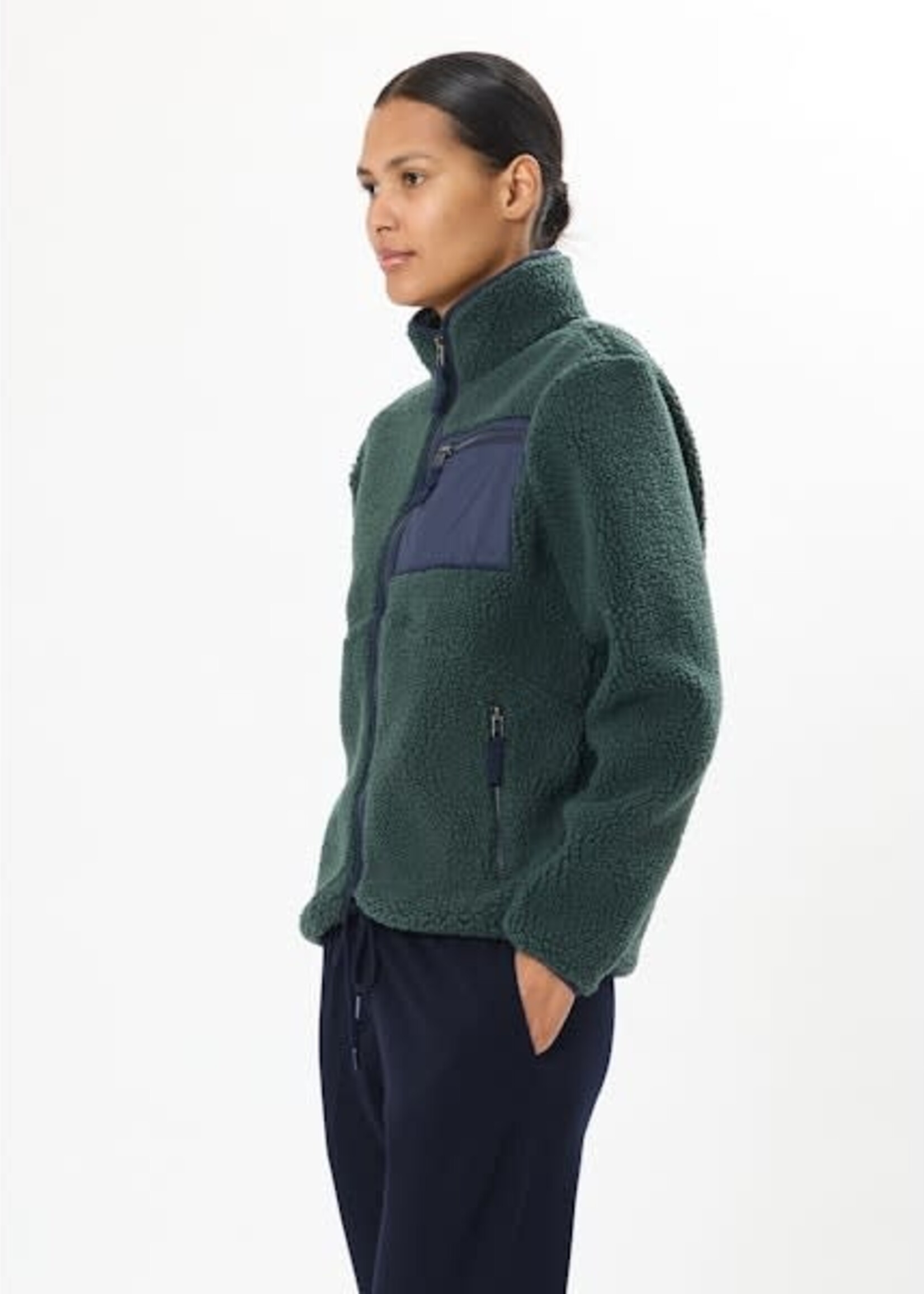 Splits59 Harris Sherpa Jacket Dark Cherry