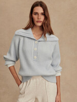 Varley Filey Plated Sweater Mist Blue