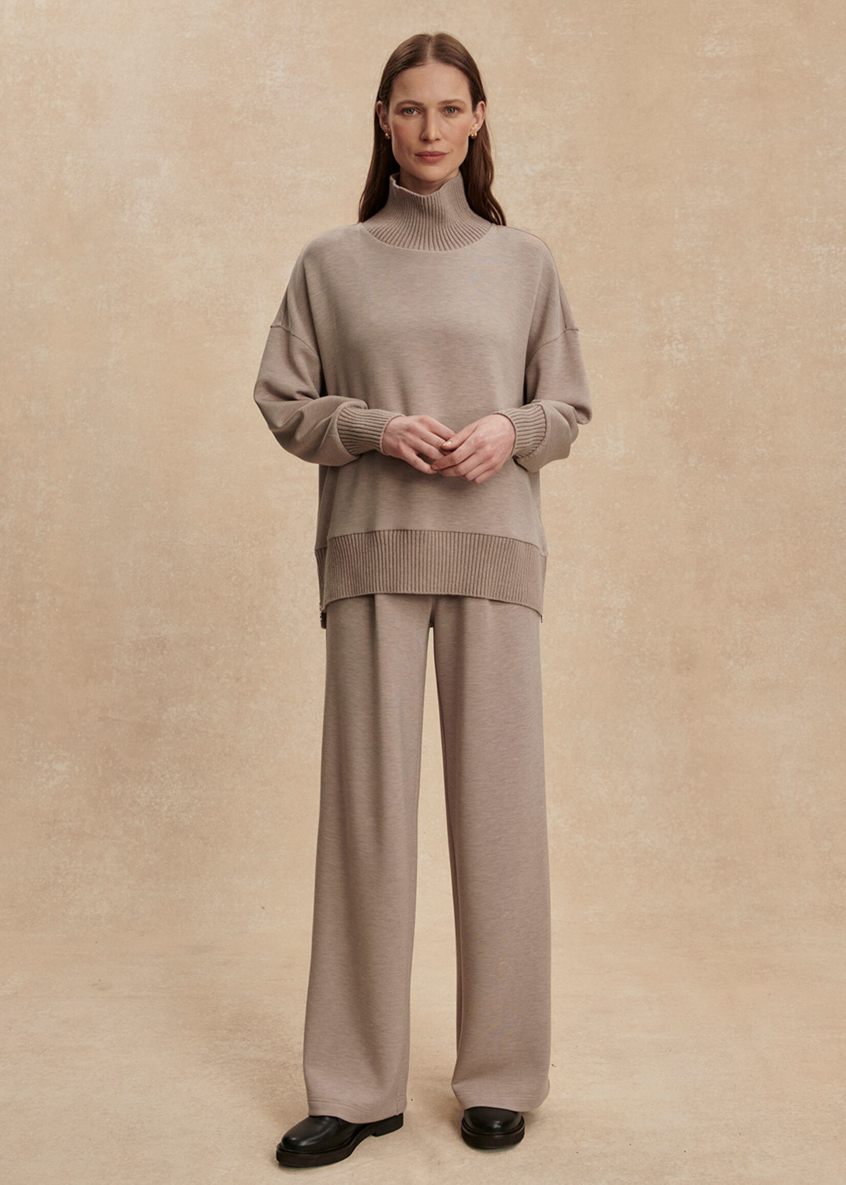 Varley The Extra Wide Leg Pant 29.5" Taupe