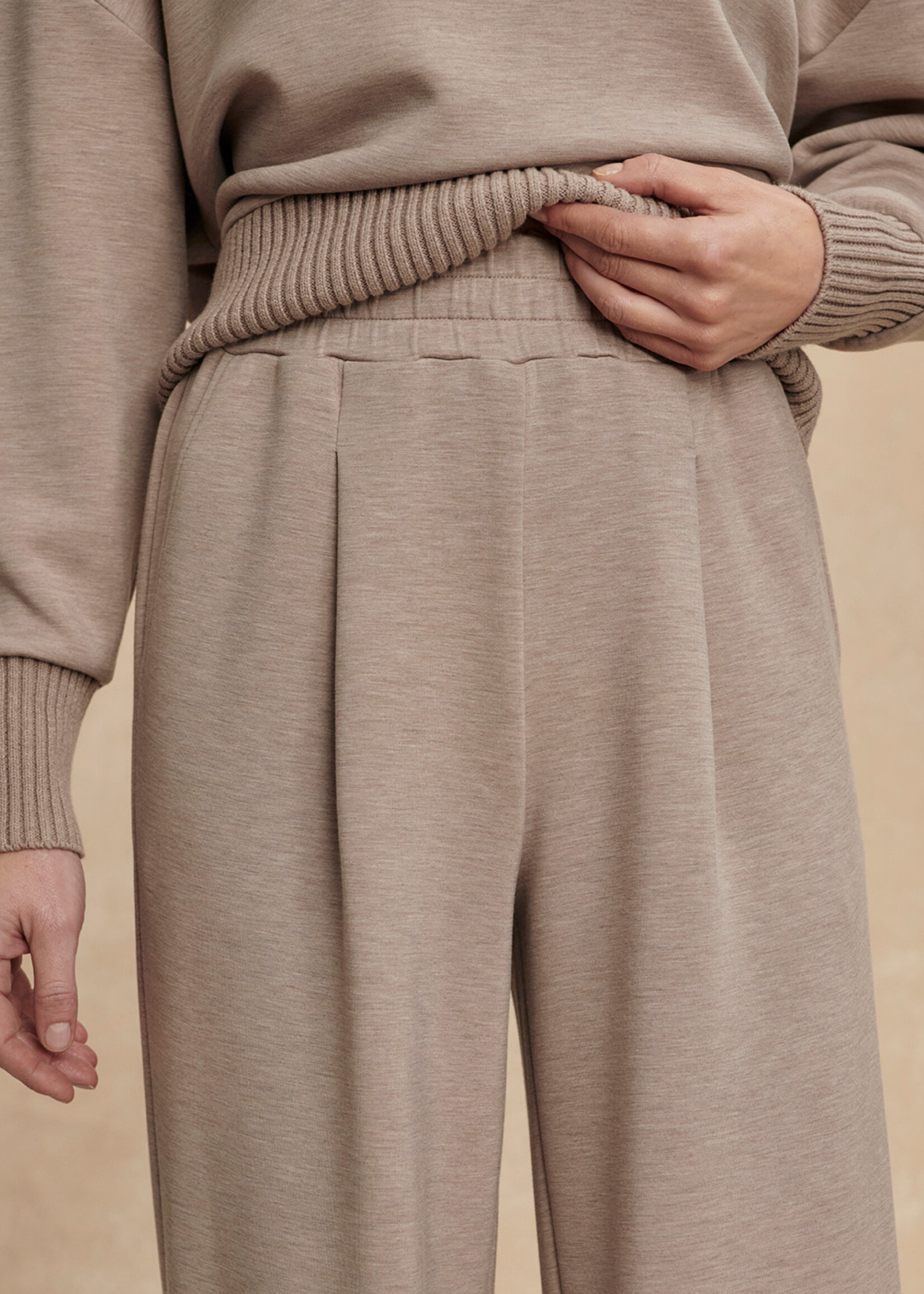 Varley The Extra Wide Leg Pant 29.5" Taupe