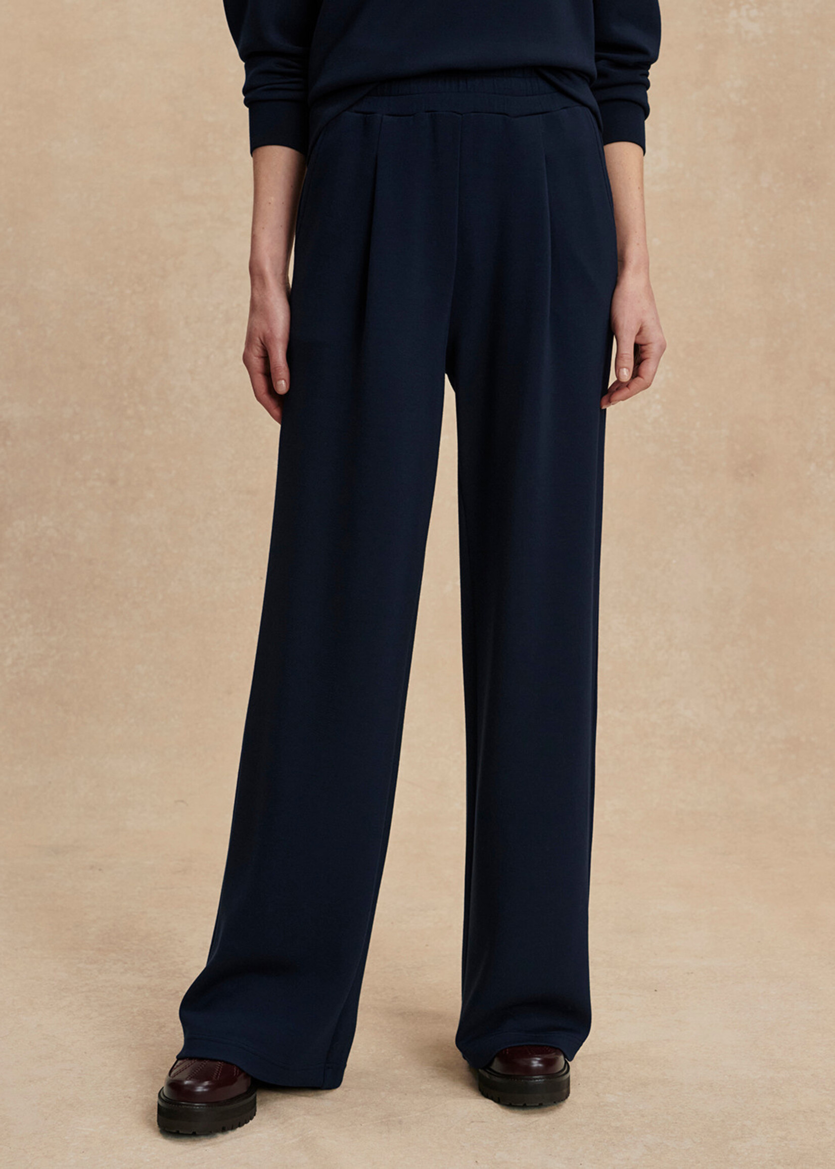 Varley The Extra Wide Leg Pant 29.5" Navy
