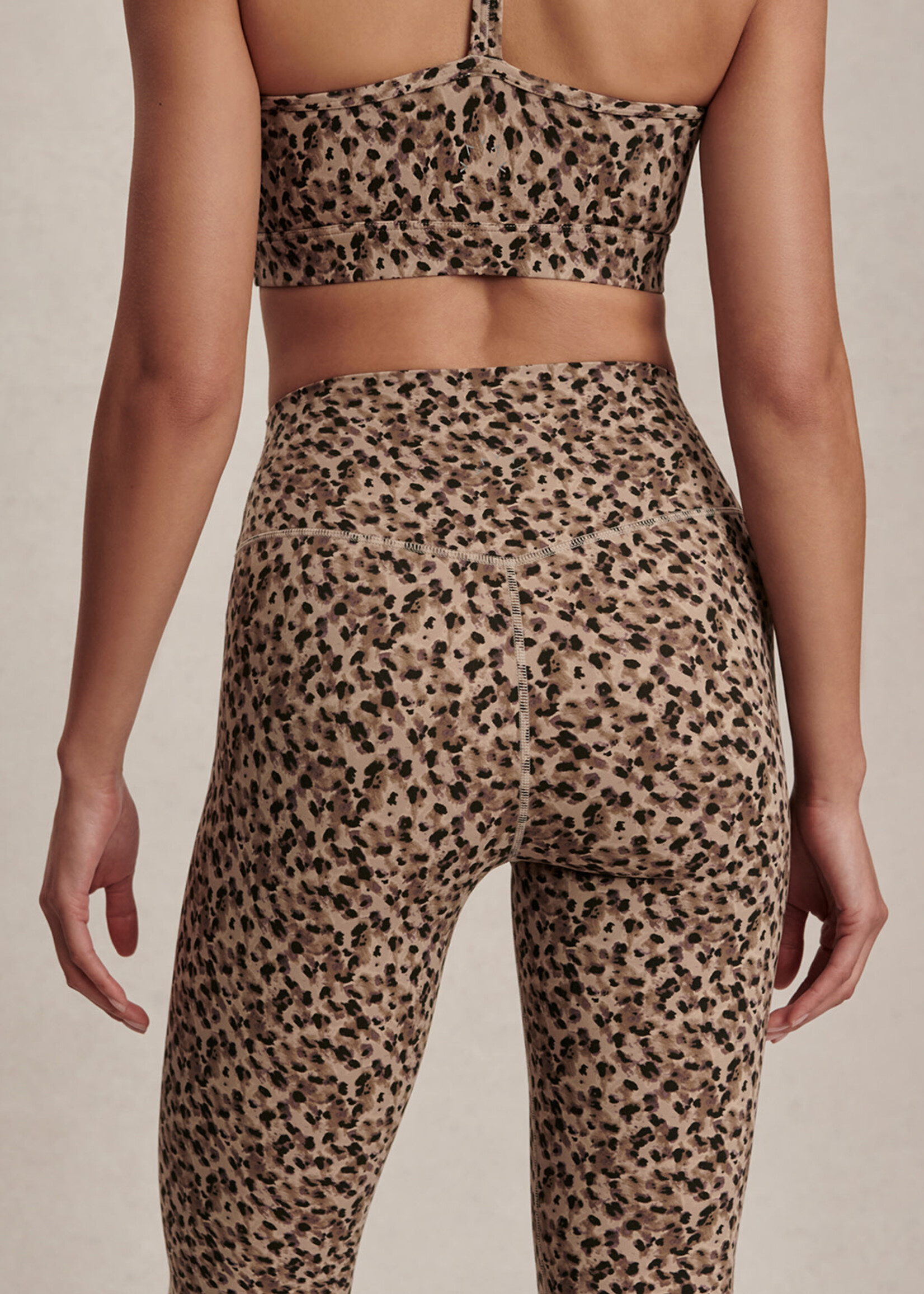 Varley FreeSoft High Rise Legging Coffee Quartz Cheetah
