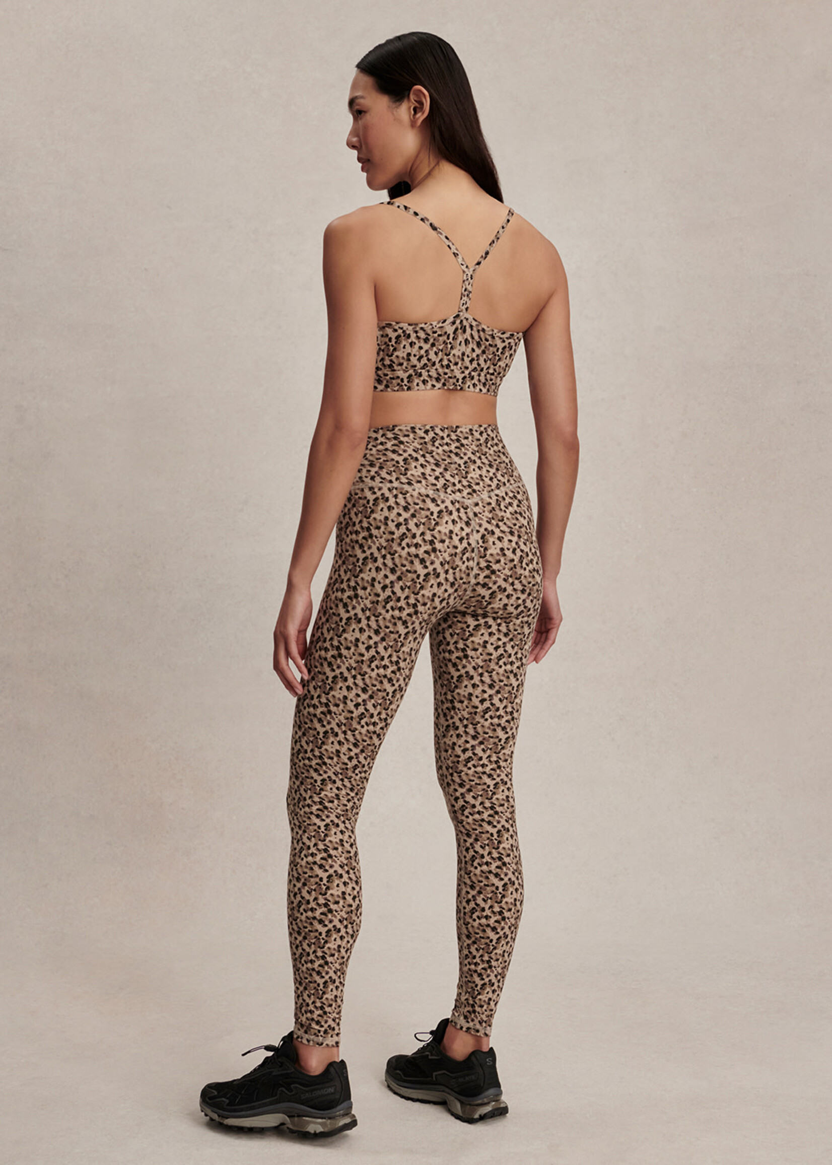Varley FreeSoft High Rise Legging Coffee Quartz Cheetah