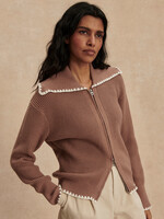 Varley Sibley Soft Knit Jacket Ginger Snap