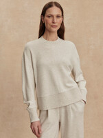 Varley Philippe Crop Sweat Ivory Marl